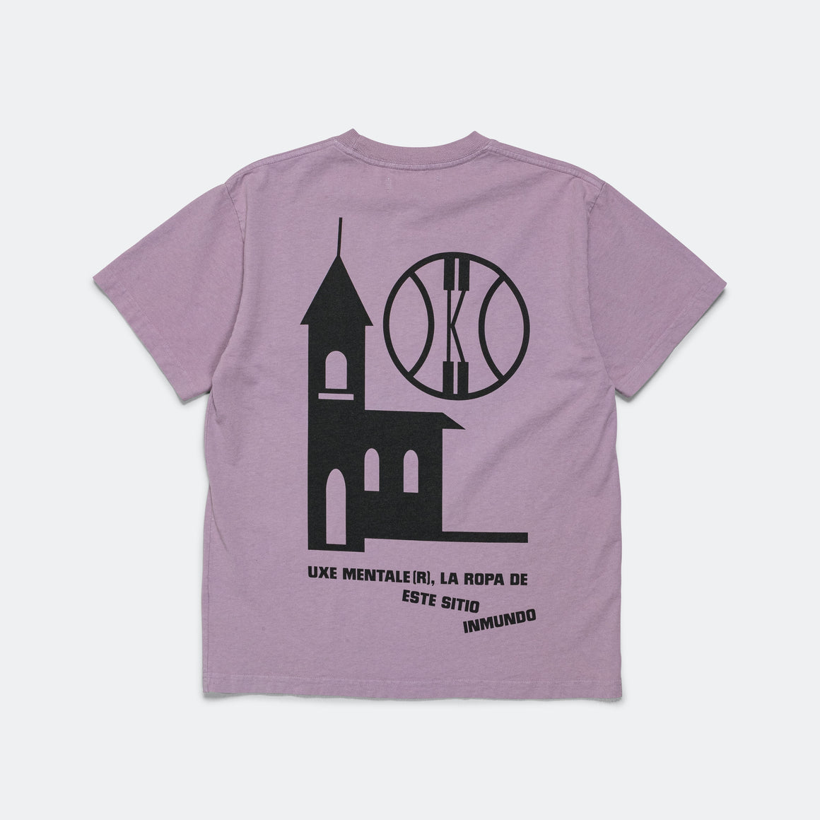 Uxe Mentale - Church Standard Fit Tee - Lavender - UP THERE