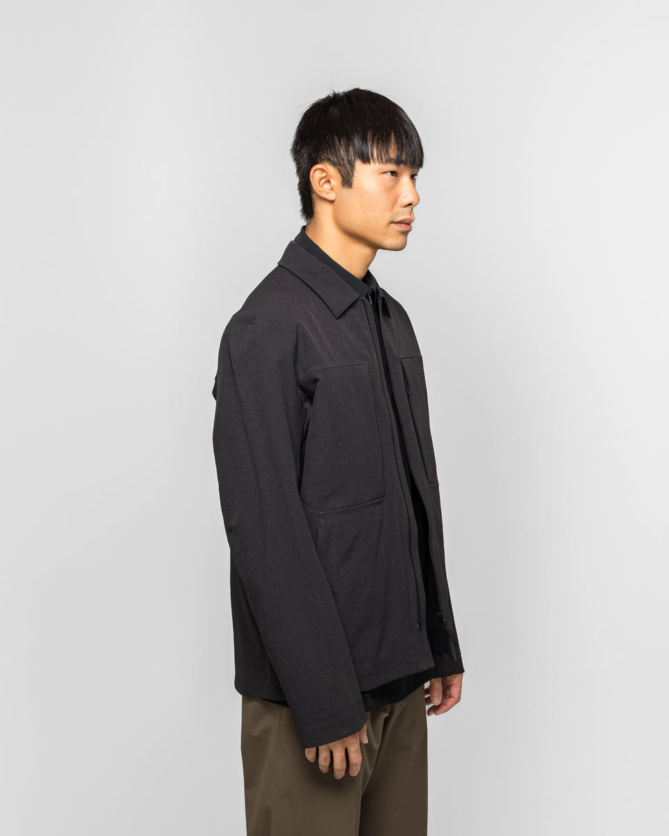 Arc'Teryx Veilance - Mionn Softshell Overshirt - Black | UP THERE