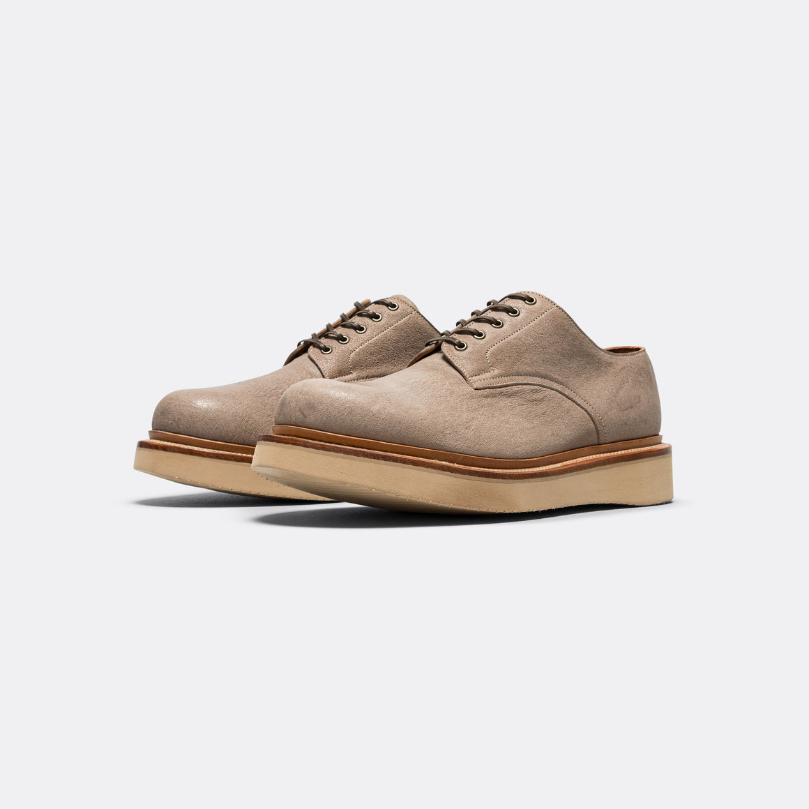 Viberg - Rockland Blucher by UP THERE - Washed Ram Grey - UP THERE