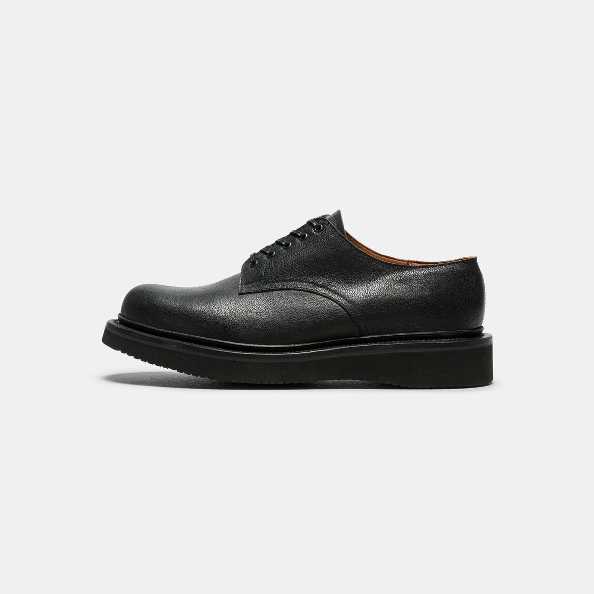 Rockland Blucher by UP THERE Waxed Camel Nero