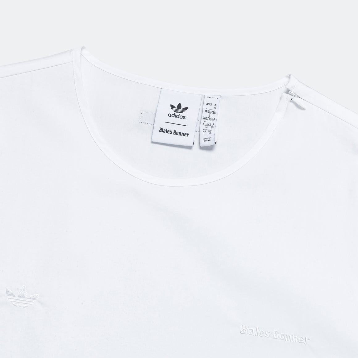 adidas - Poplin Pullover Tee x Wales Bonner - Core White - UP THERE