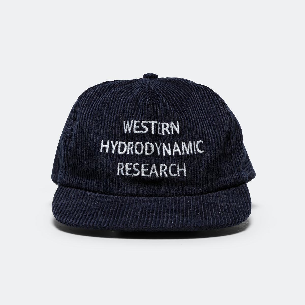 Western Hydrodynamic Research Whale Cord Hat - Navy | UP THERE