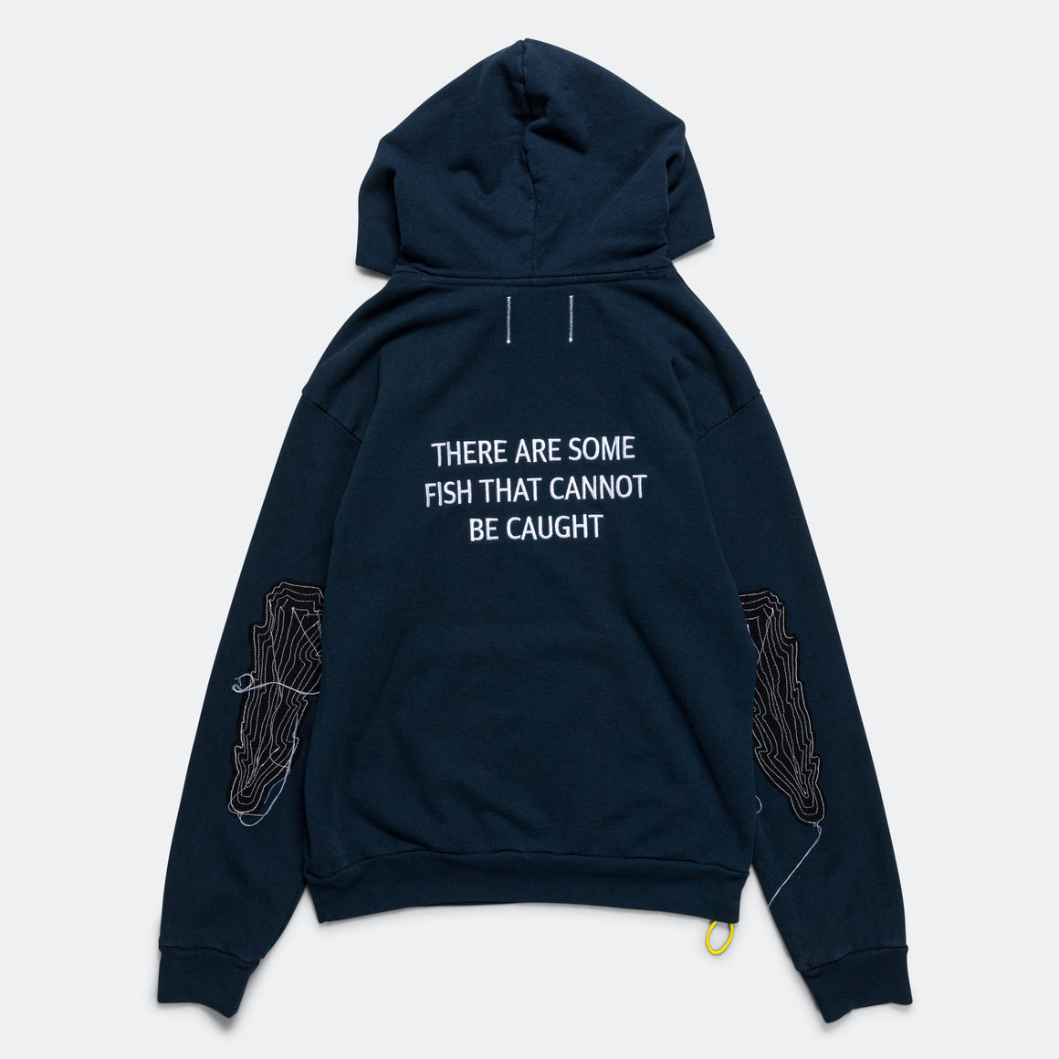 Western Hydrodynamic Research - Cannot Be Caught Hoodie - Navy - UP THERE
