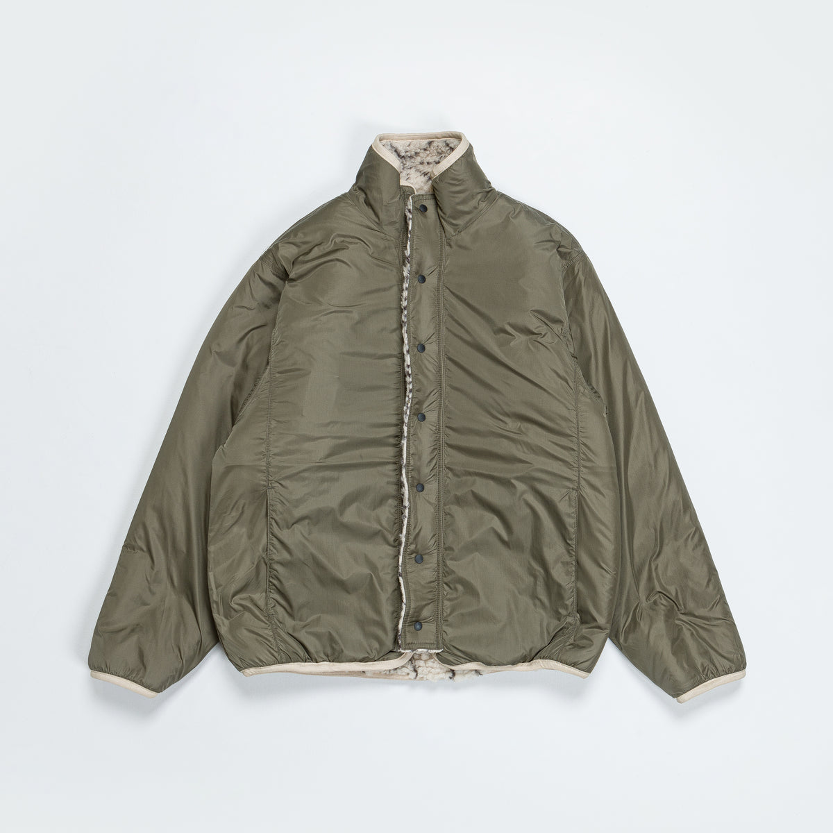 Do-Gi Boa Reversible Printed Fleece and Shell Bomber Jacket