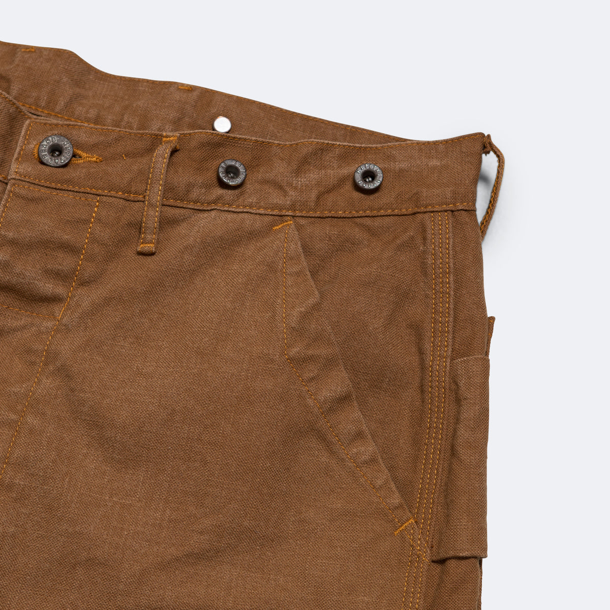 Kapital Canvas LUMBER Pants - Gold | Up There | UP THERE
