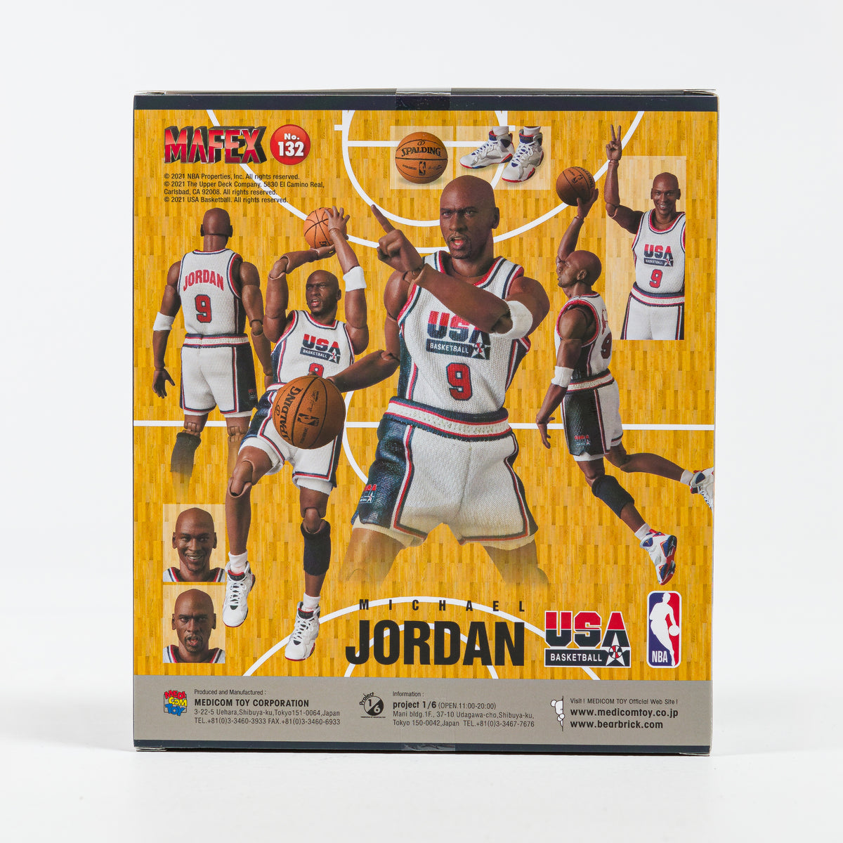 Medicom MAFEX Michael Jordan 1992 Team USA Figure white