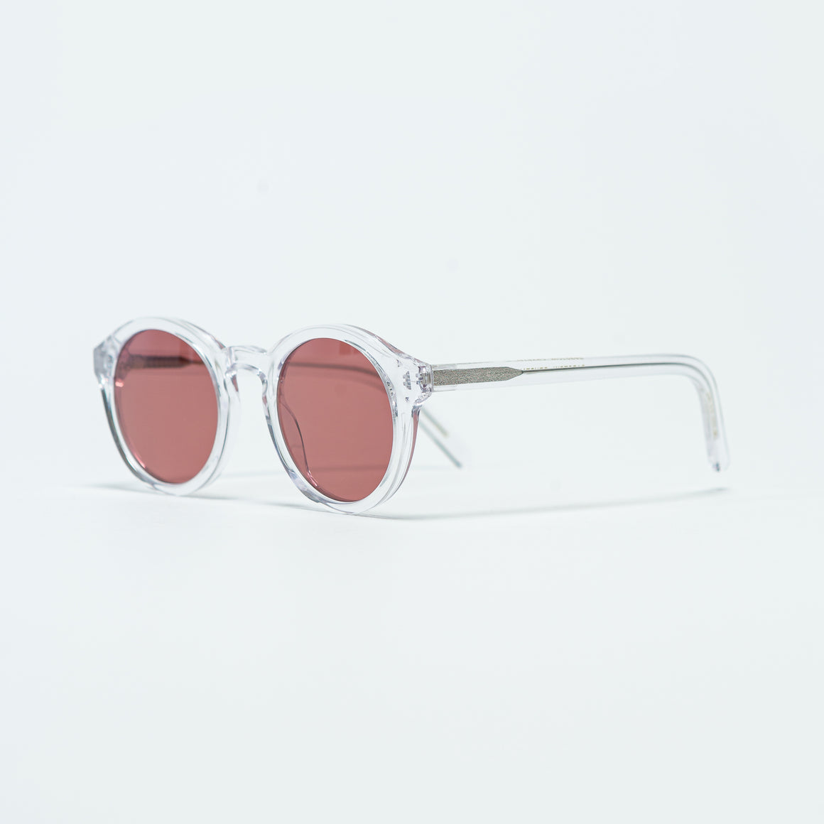 Monokel Eyewear - Barstow - Crystal/Pink Solid - UP THERE