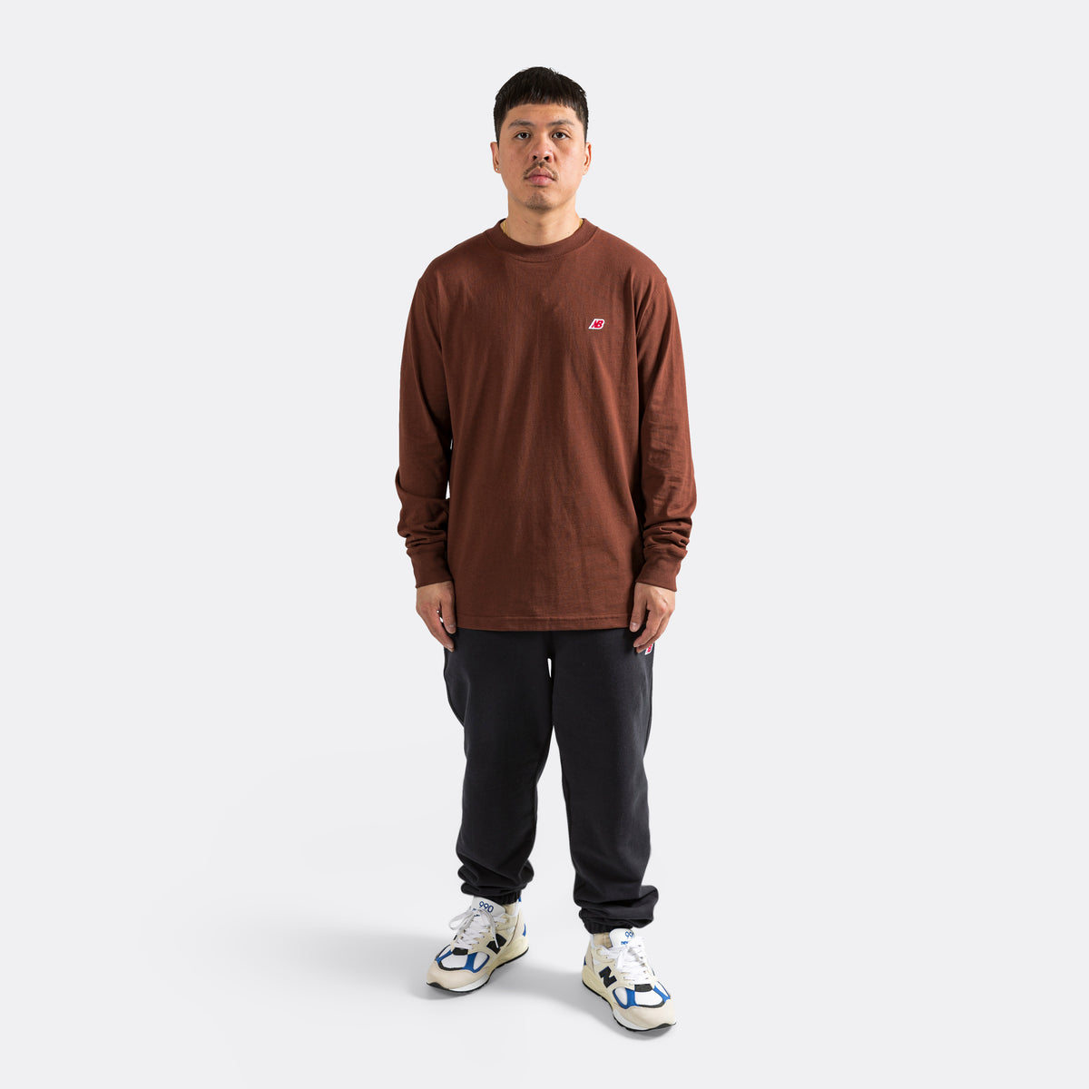 New Balance MADE in USA Core Long Sleeve Rich Oak Up There UP THERE