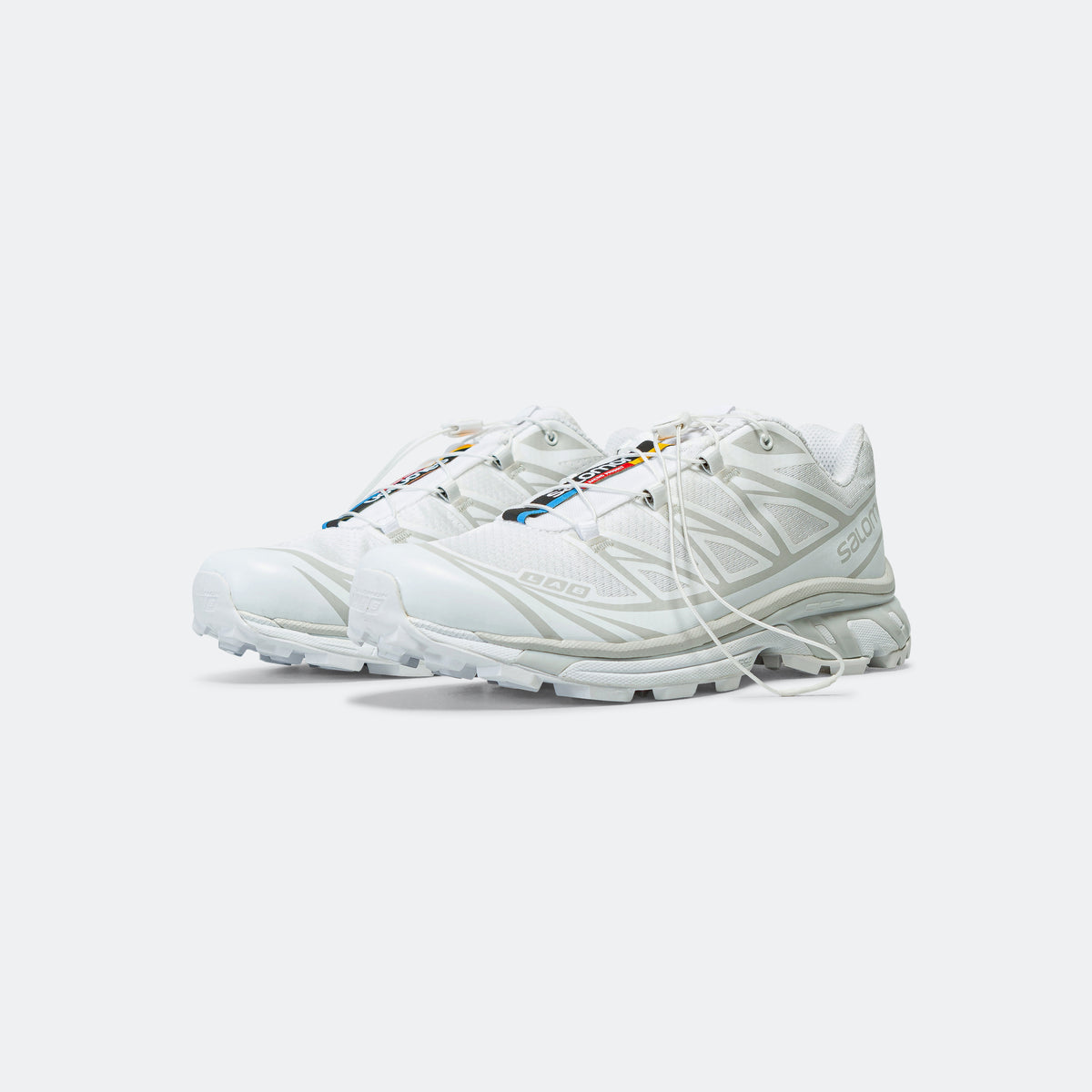 Salomon XT-6 - White/White-Lunar Rock | Up There | UP THERE