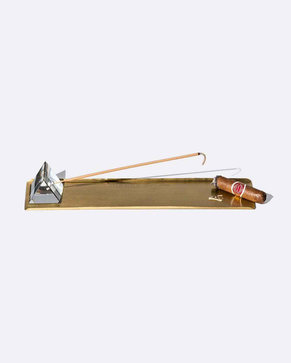 PUEBCO - Prism Incense Holder With Brass Tray - UP THERE
