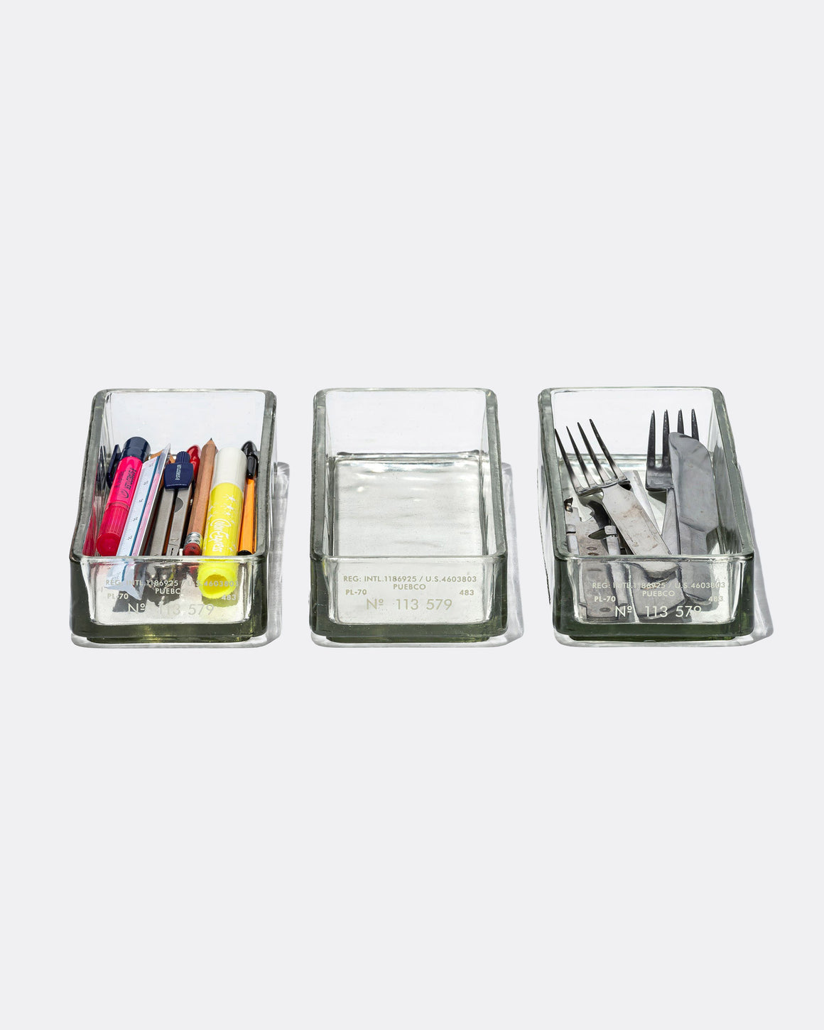 PUEBCO - Glass Stacking Organiser - Narrow - UP THERE