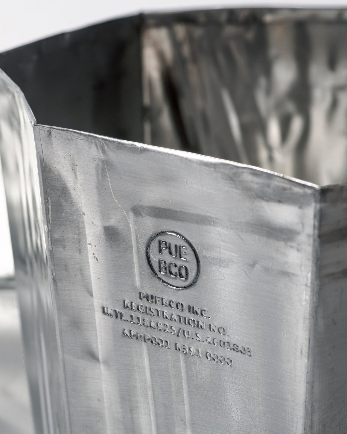 PUEBCO - Octagon Trash Can - Recycled Steel - UP THERE