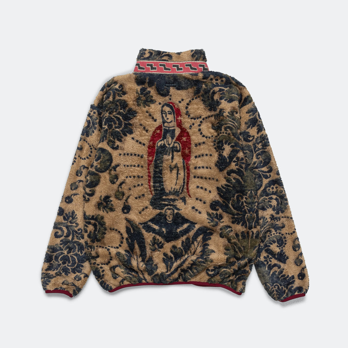 Kapital - DAMASK Fleece ZIP Blouson (VirginMary) - Beige - UP THERE