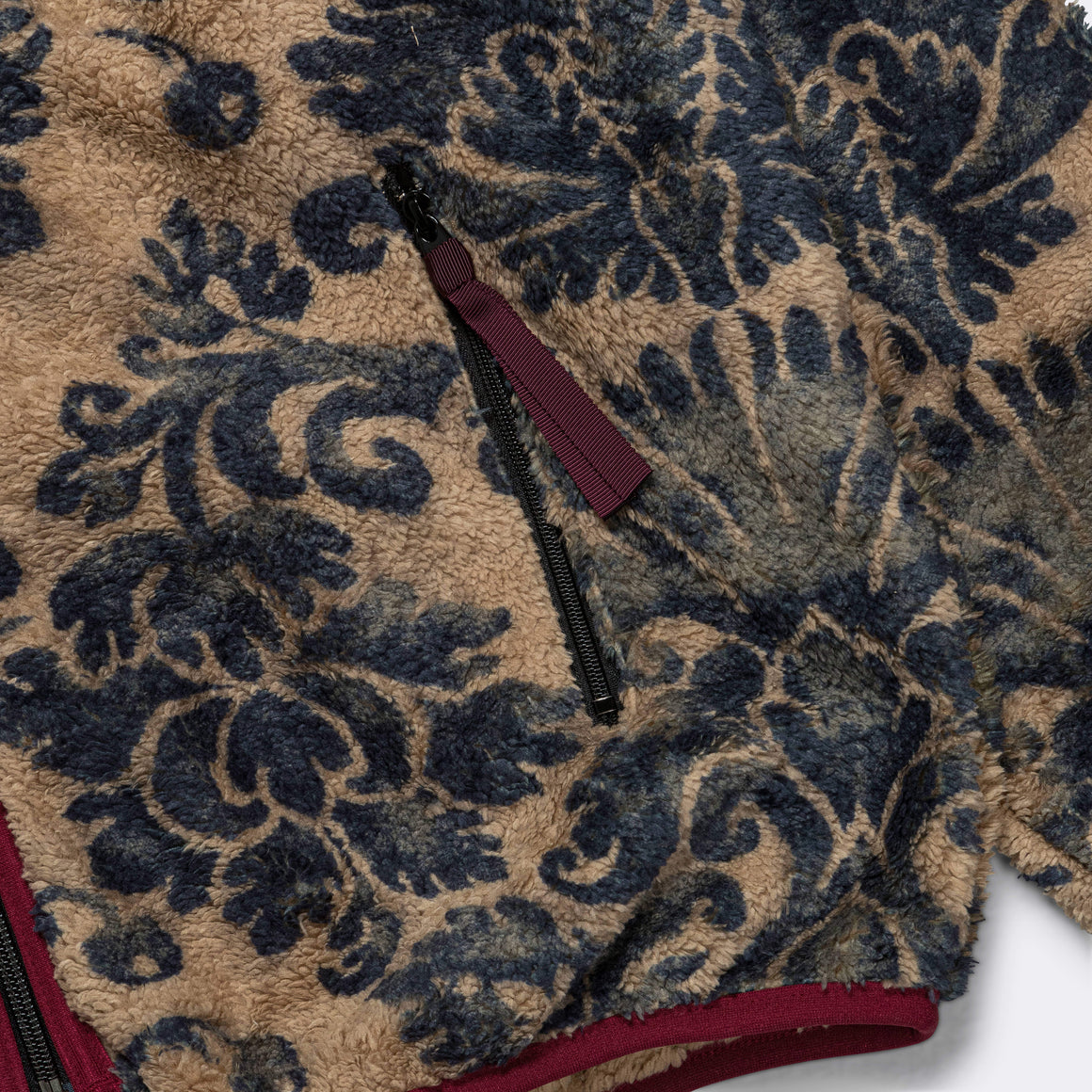 Kapital - DAMASK Fleece ZIP Blouson (VirginMary) - Beige - UP THERE