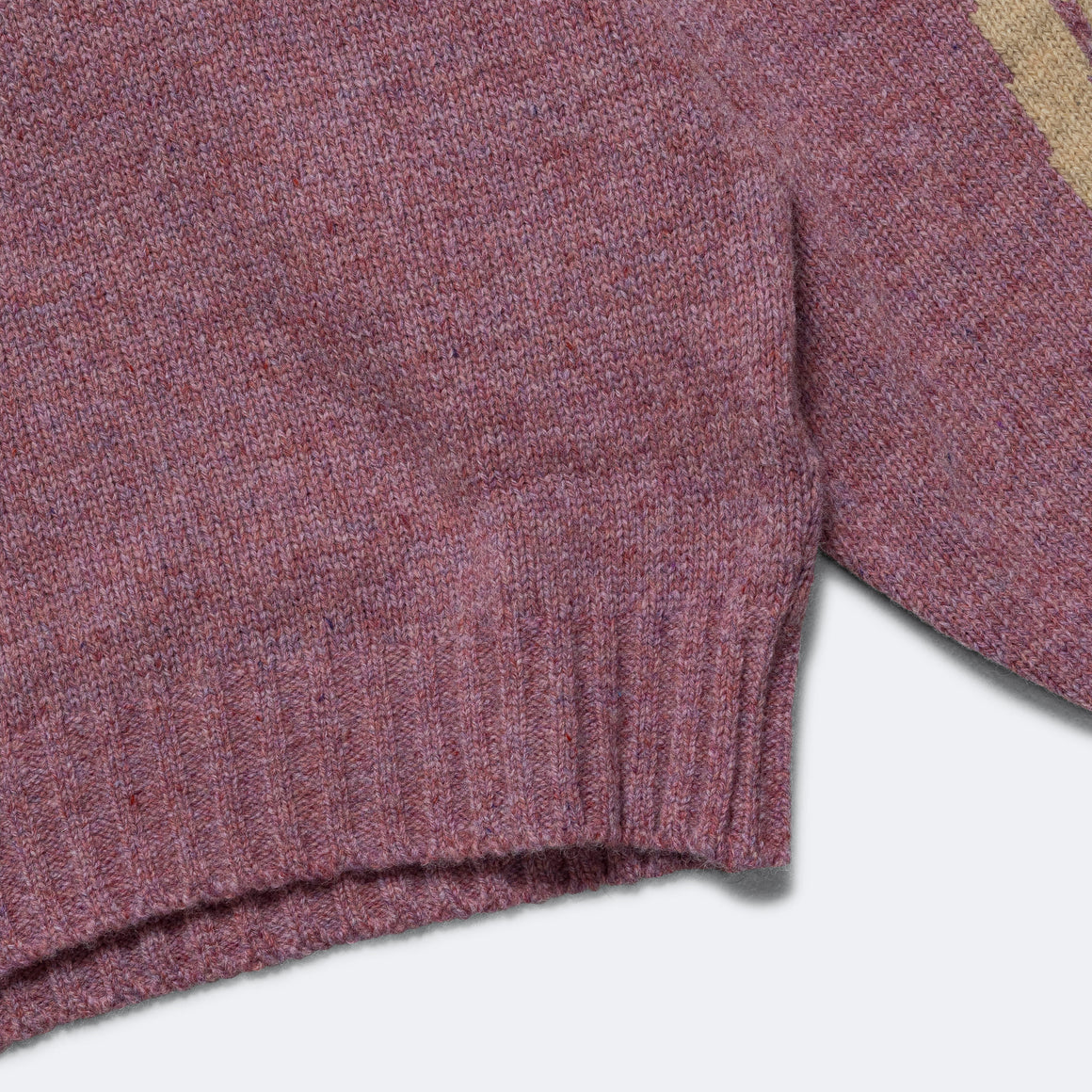 Kapital - 5G Wool BONE Crew Sweater - Natural - UP THERE