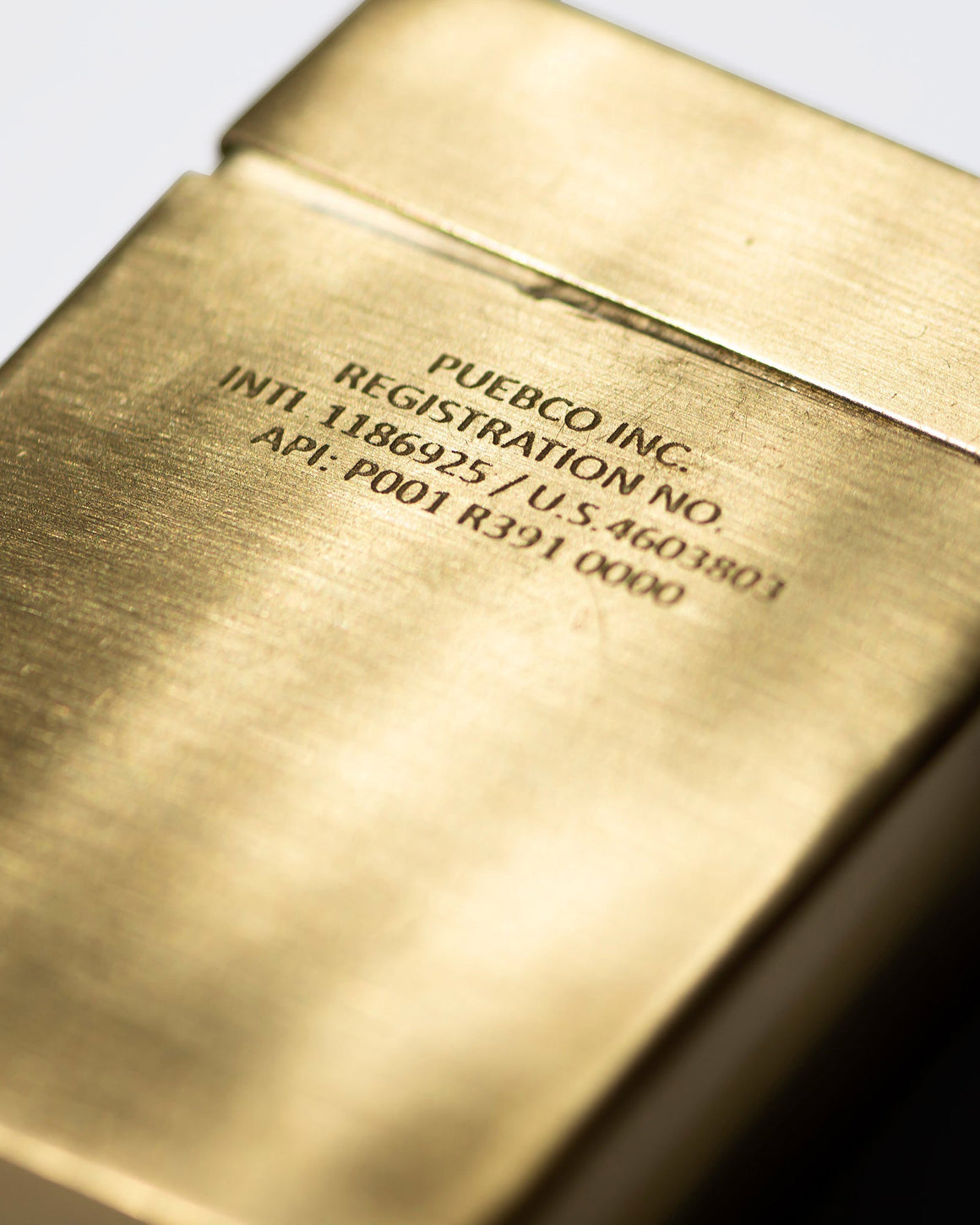 PUEBCO - Playing Card Case - Brass - UP THERE