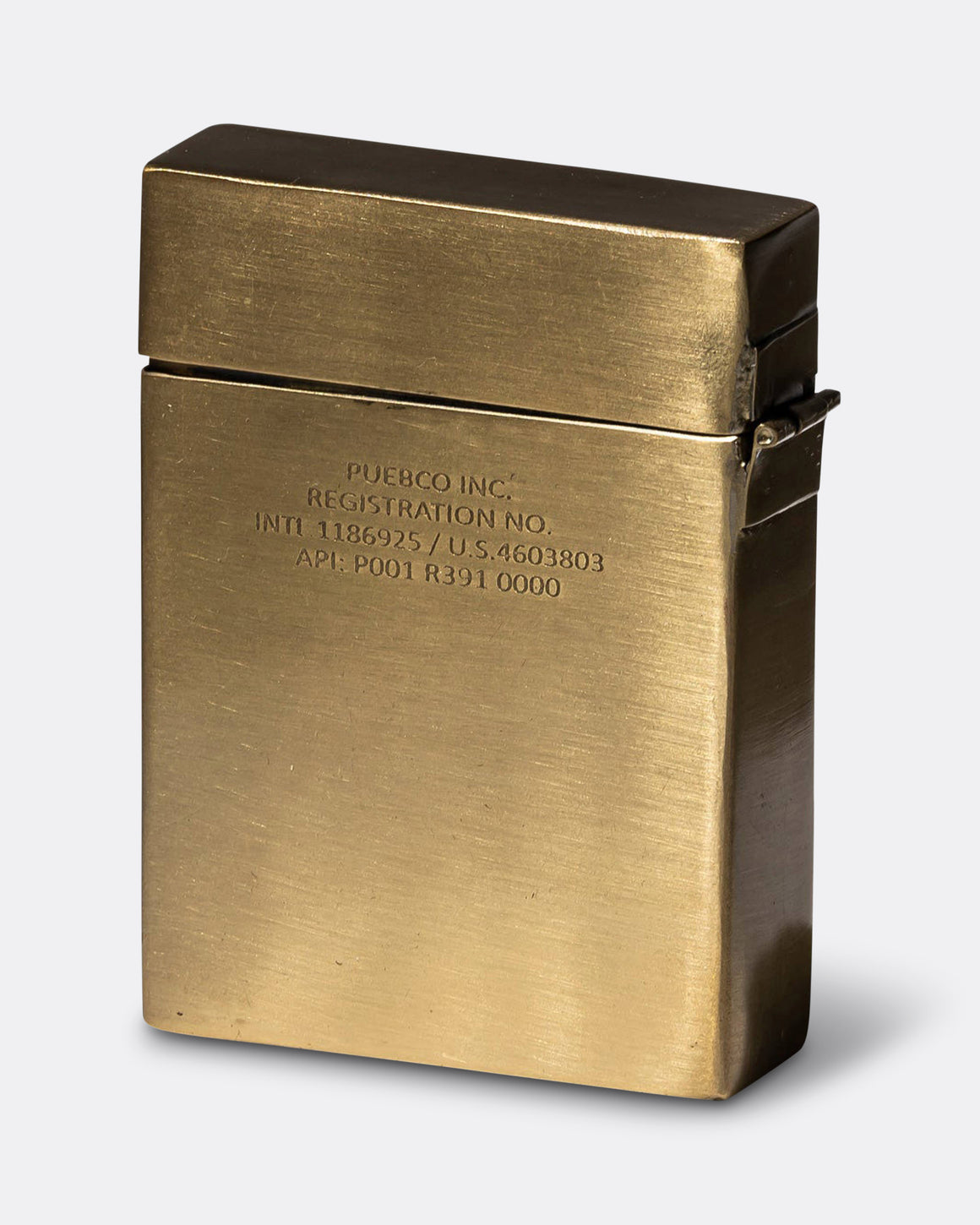 PUEBCO - Playing Card Case - Brass - UP THERE