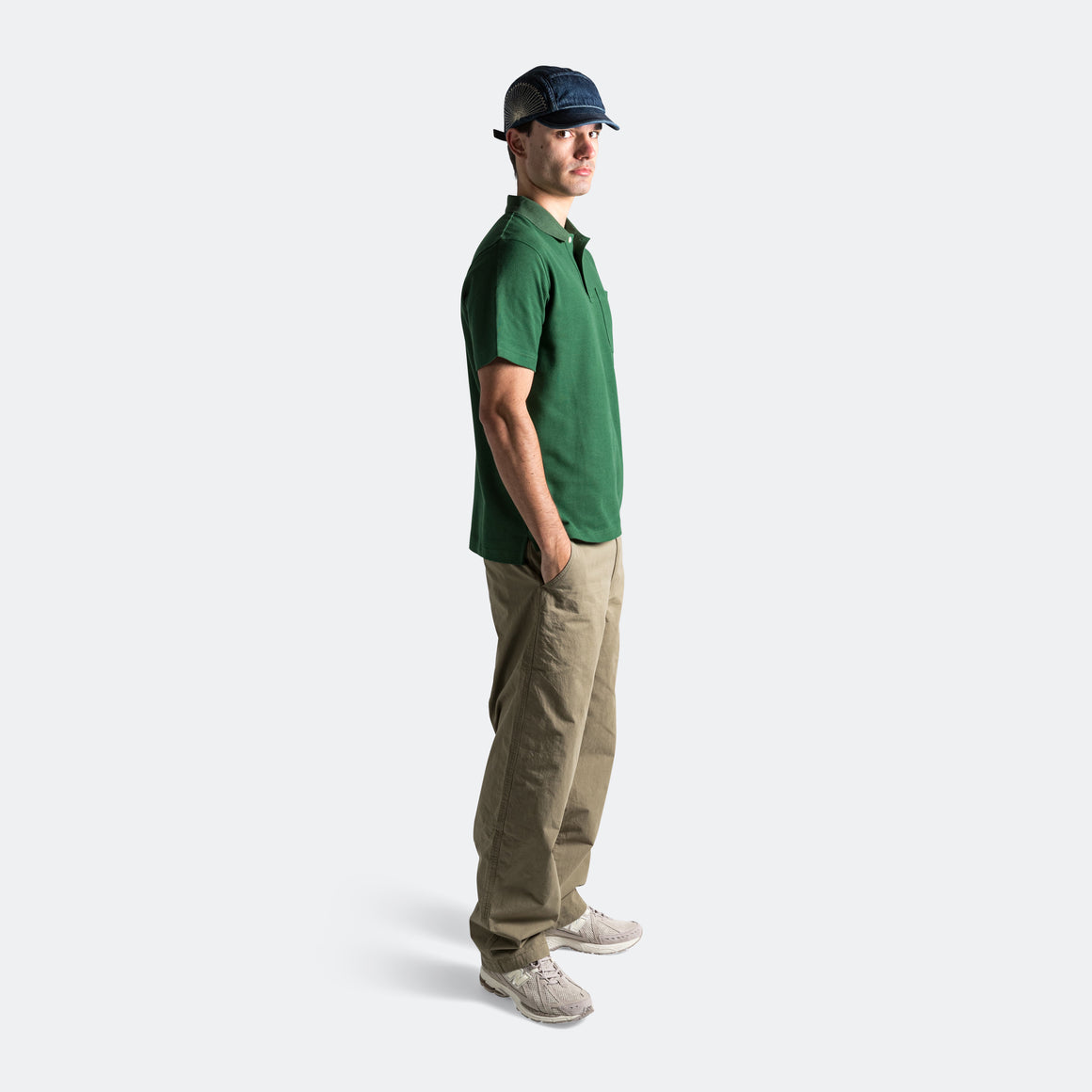 Adsum - Polo SS - Green - UP THERE