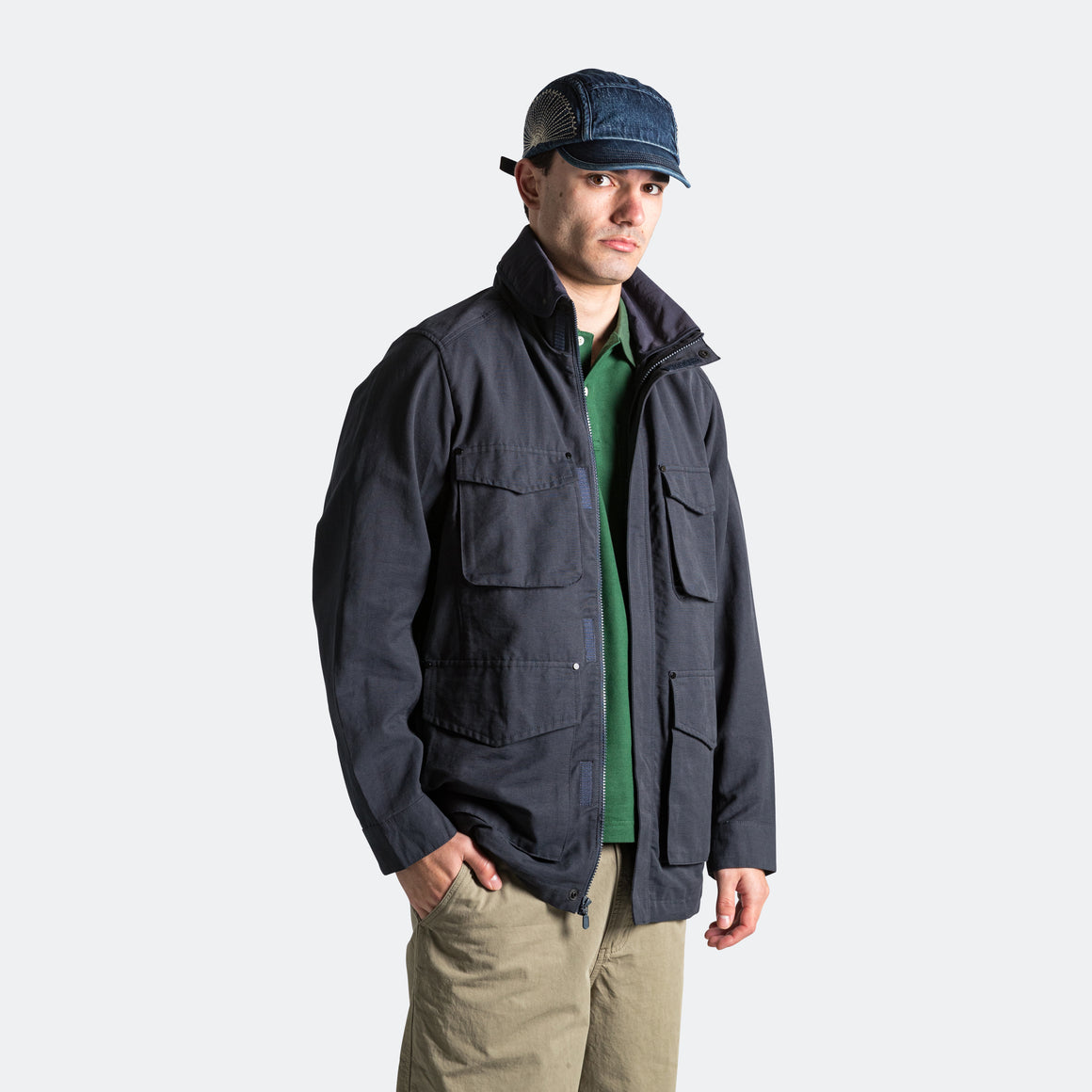 Adsum - Higgie Jacket - Navy - UP THERE