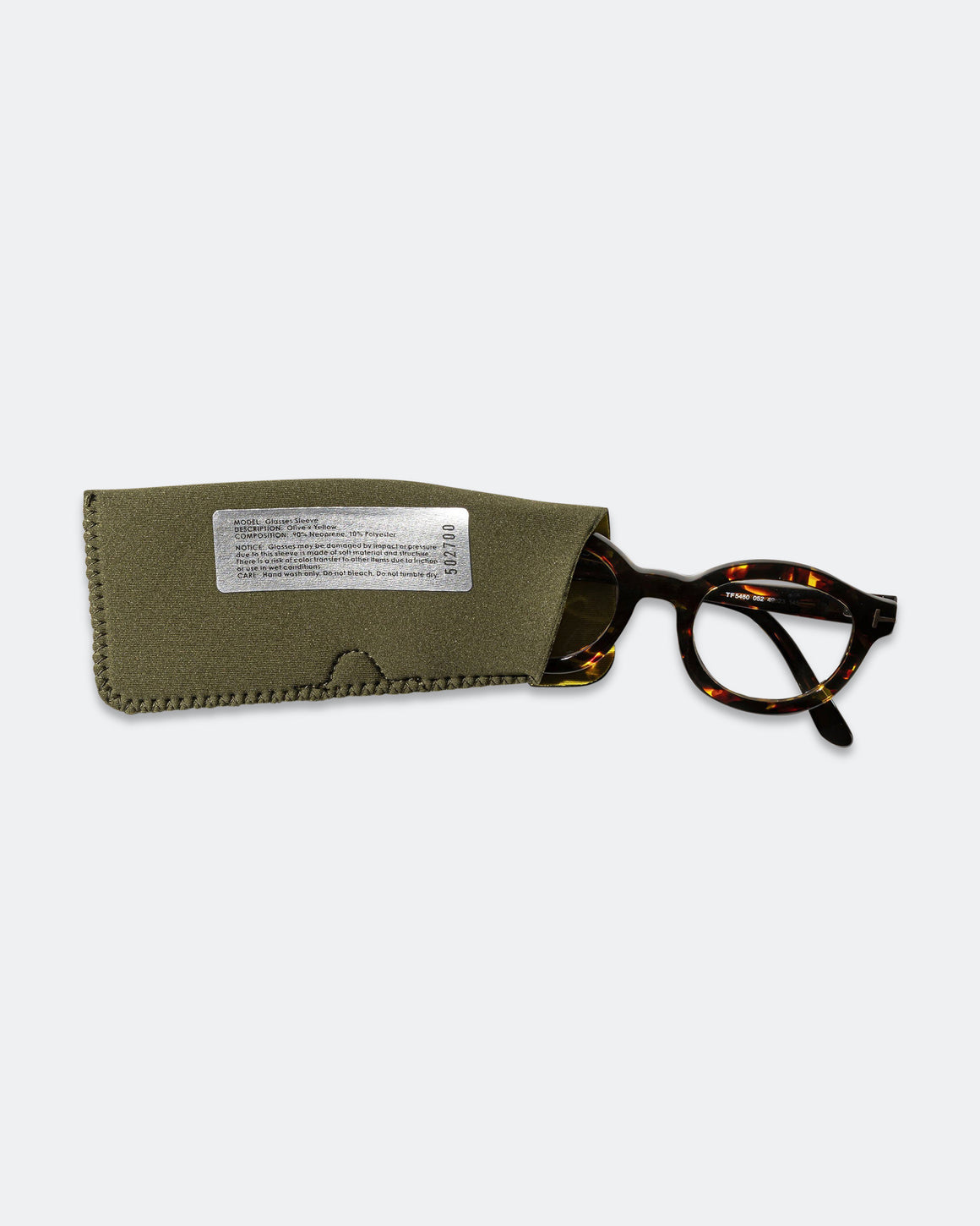 PUEBCO - Glasses Sleeve - Olive/Yellow - UP THERE