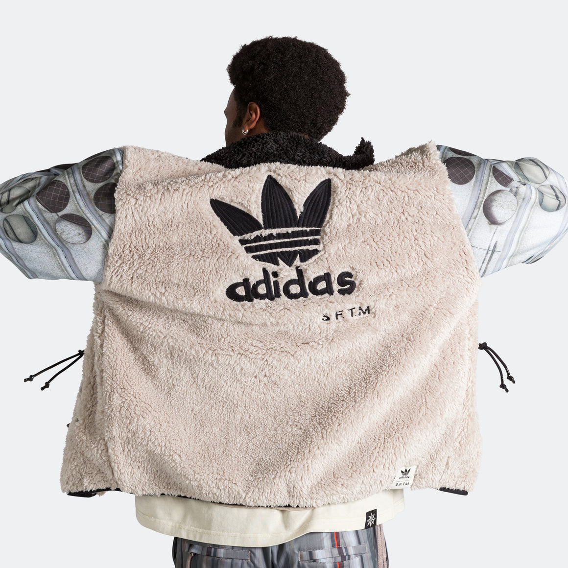 adidas - Sherpa Jacket × SFTM - AOP - UP THERE