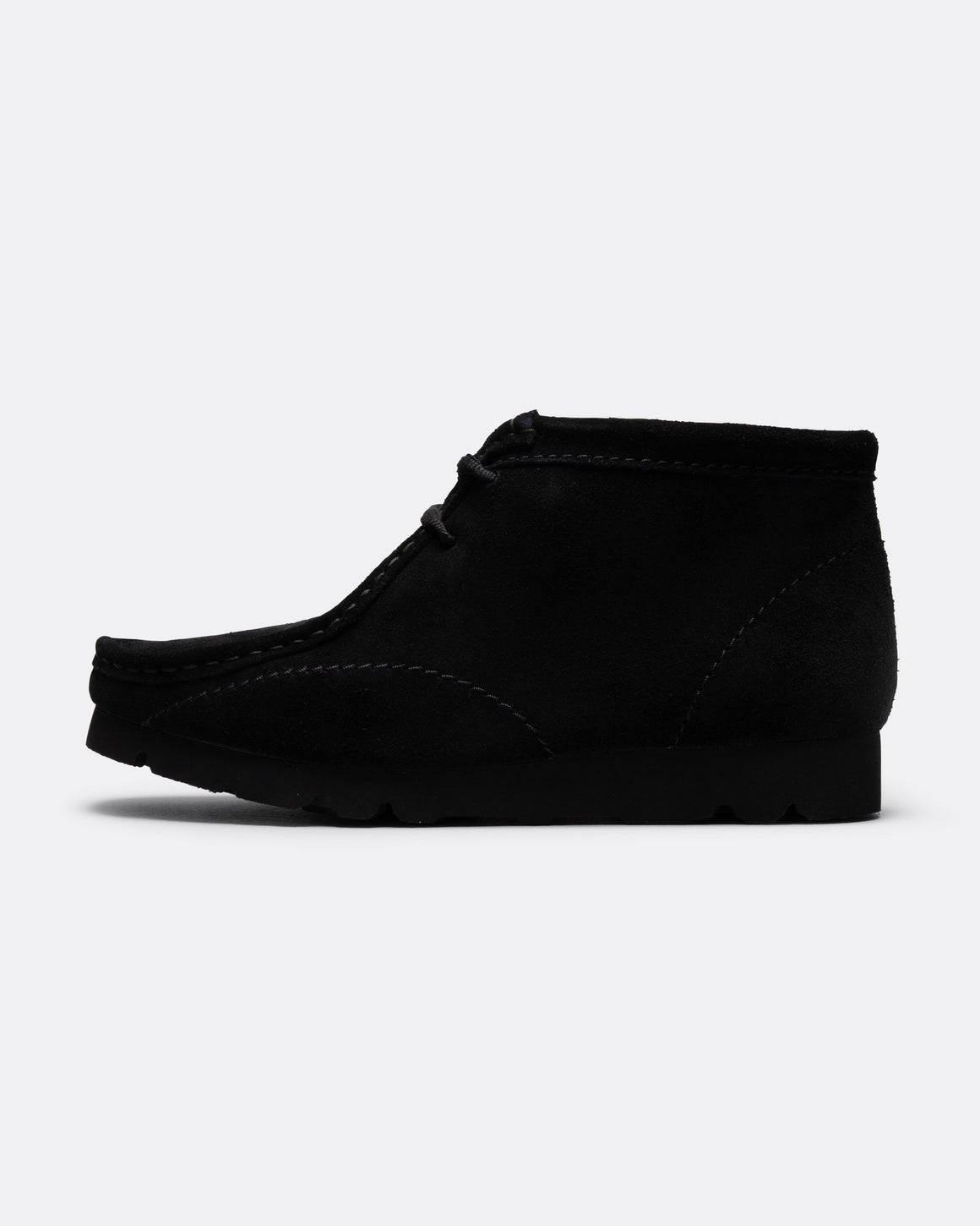 Clarks - WallabeeBT x PAF - Black Suede - UP THERE