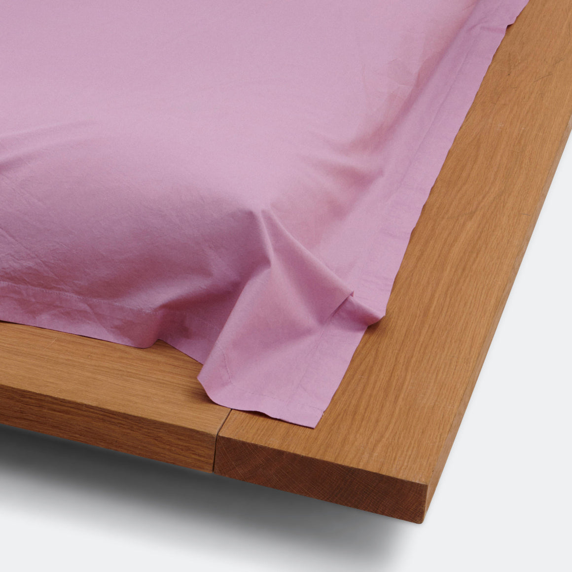 Tekla - Fitted Sheet - Mallow Pink - UP THERE