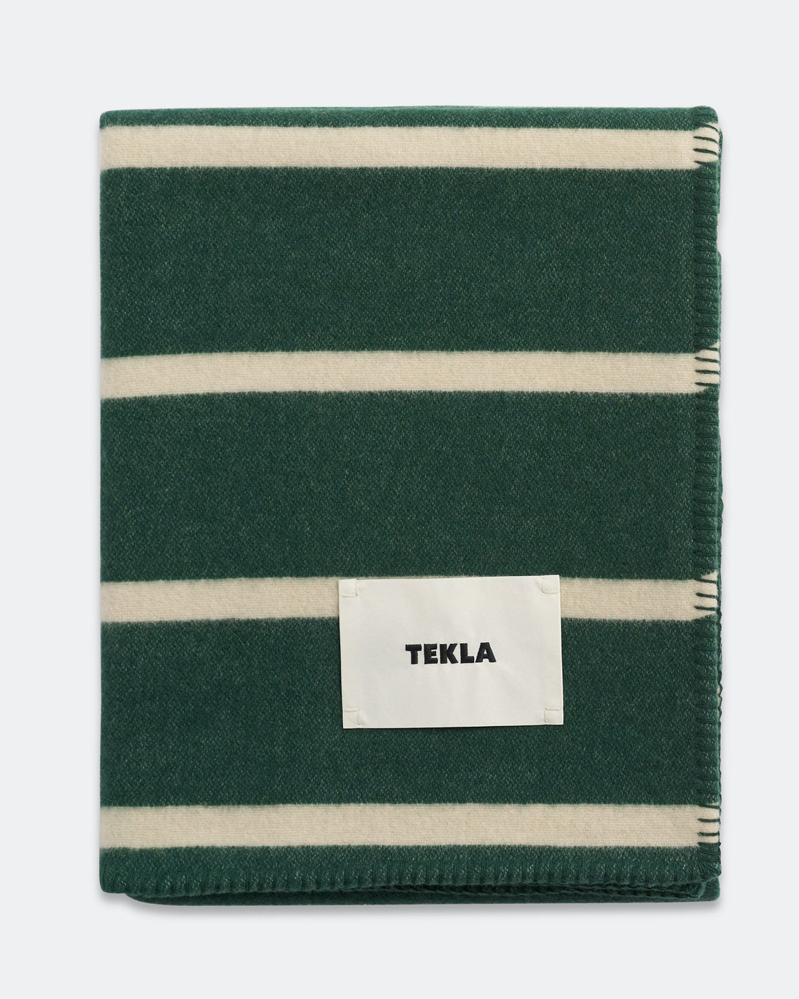 Tekla - Lambswool Blanket - Rugby Stripes - UP THERE