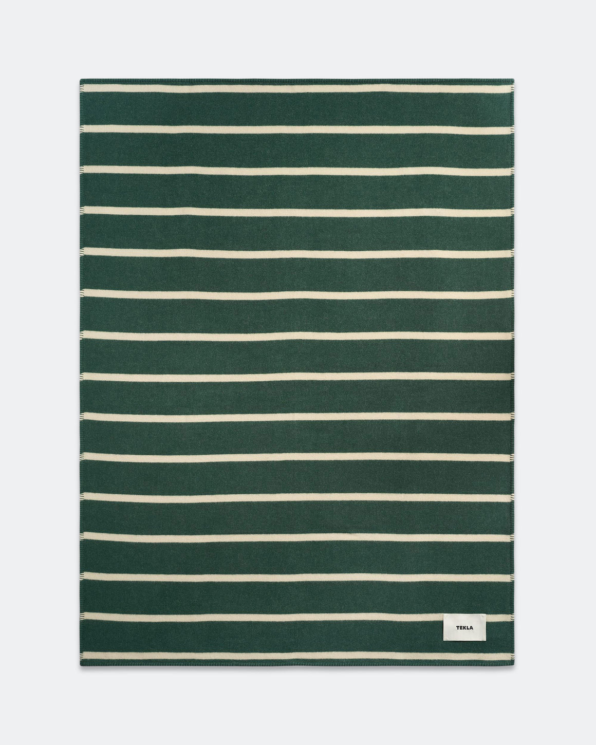 Tekla - Lambswool Blanket - Rugby Stripes - UP THERE