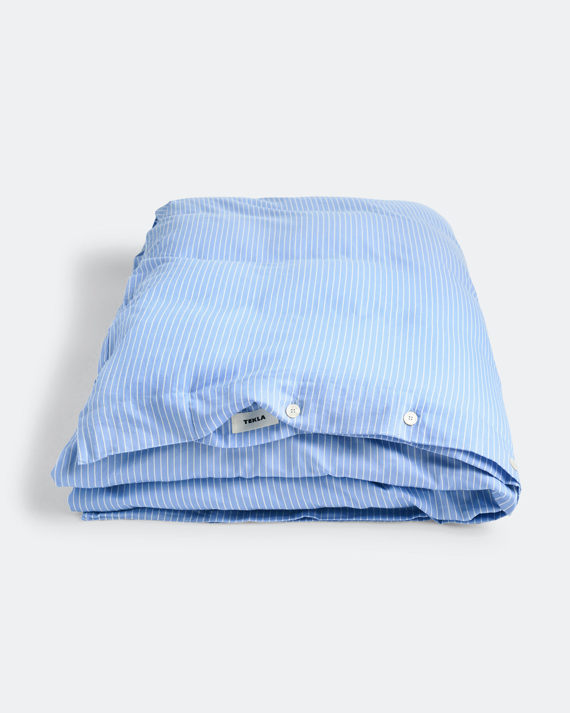 Tekla - Sateen Duvet Cover - Polo Stripes - UP THERE