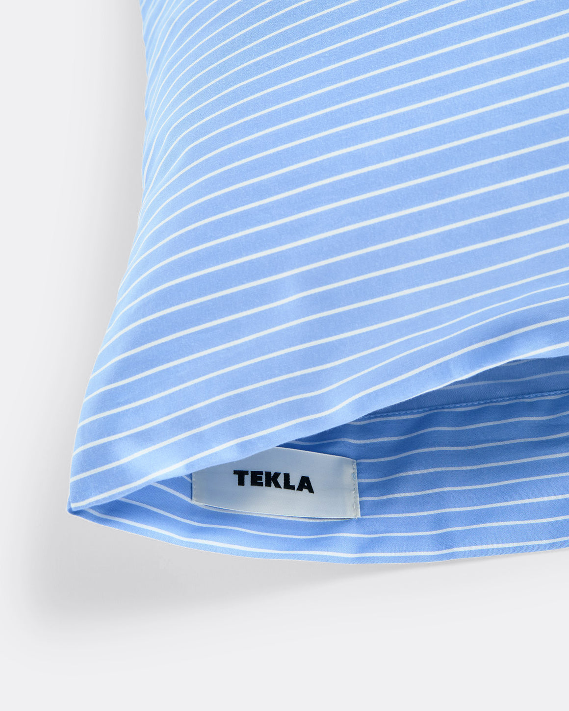 Tekla - Sateen Pillow Cover - Polo Stripes - UP THERE