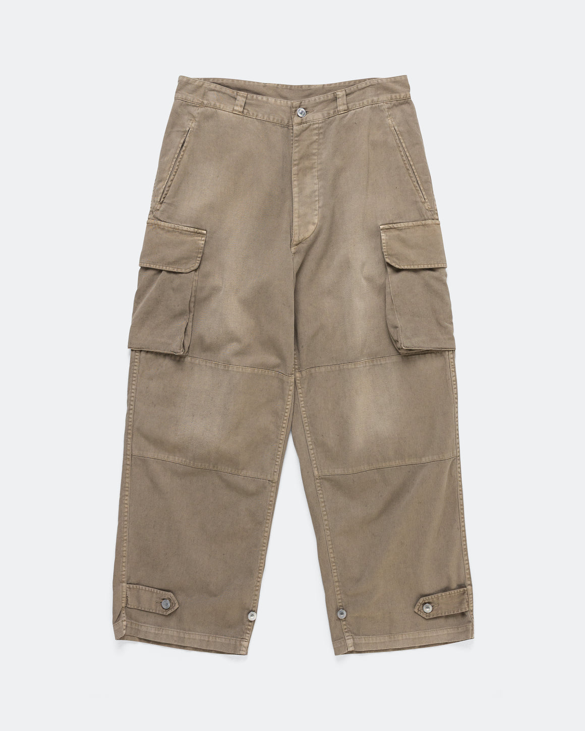 A.PRESSE - Vintage FA HBT M-47 Pants - Beige - UP THERE