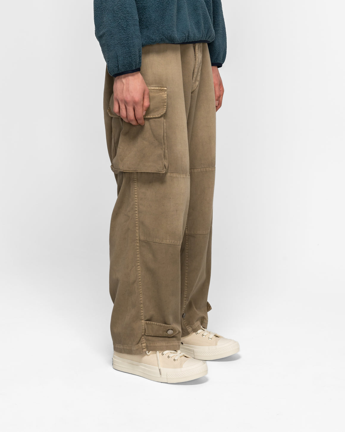 A.PRESSE - Vintage FA HBT M-47 Pants - Beige - UP THERE