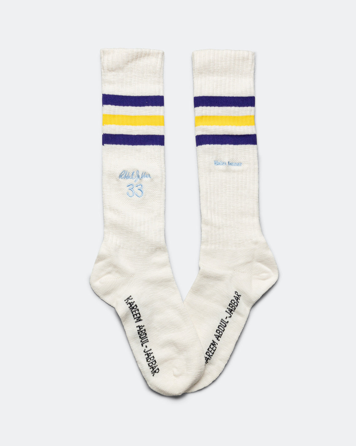 adidas - Jabbar Socks x Wales Bonner - Chalk White/Spring Yellow - UP THERE