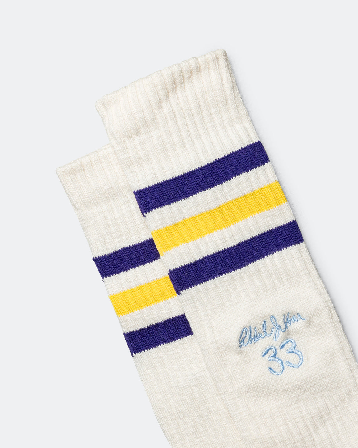 adidas - Jabbar Socks x Wales Bonner - Chalk White/Spring Yellow - UP THERE