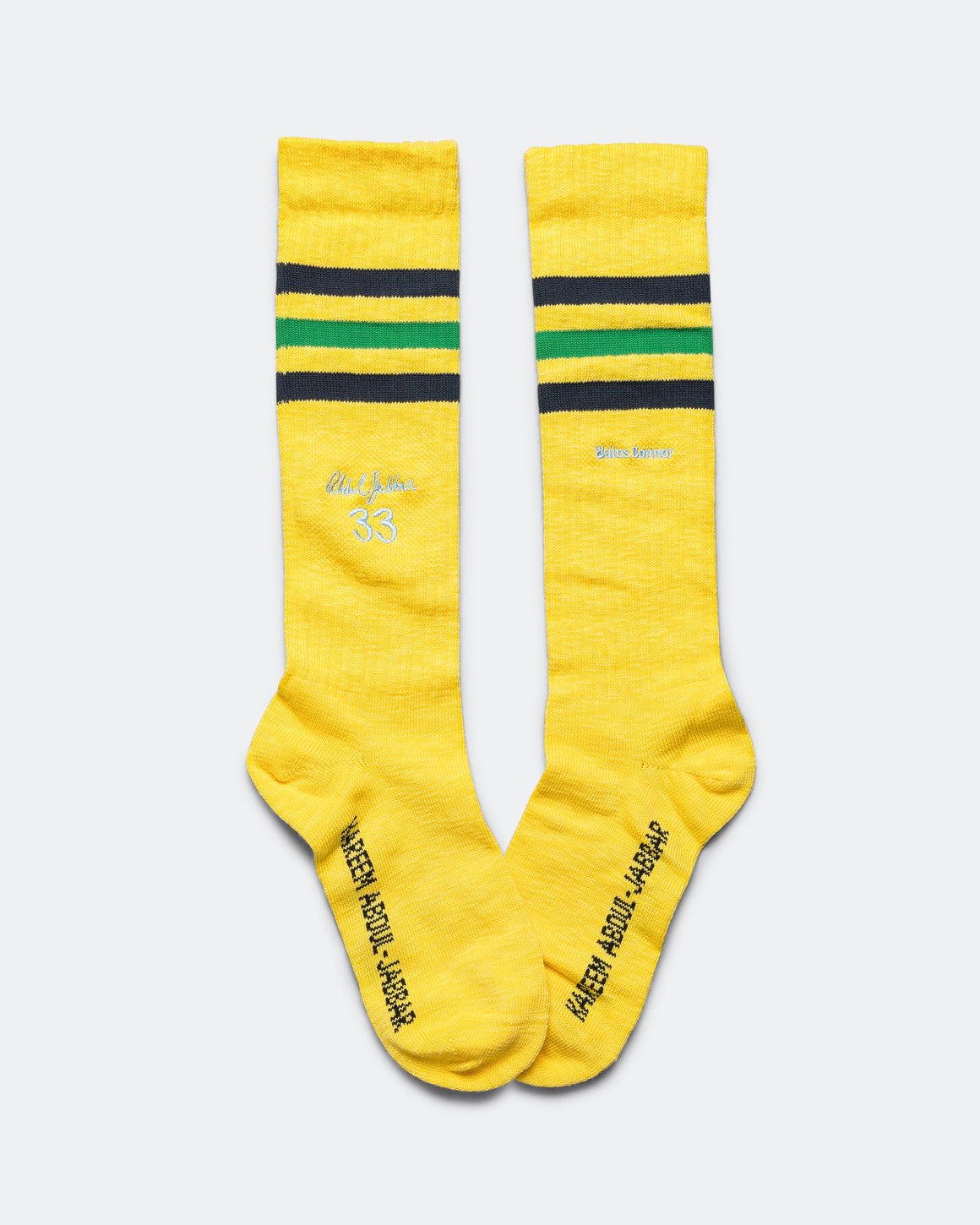 adidas - Jabbar Socks x Wales Bonner - Chalk White/Spring Yellow - UP THERE