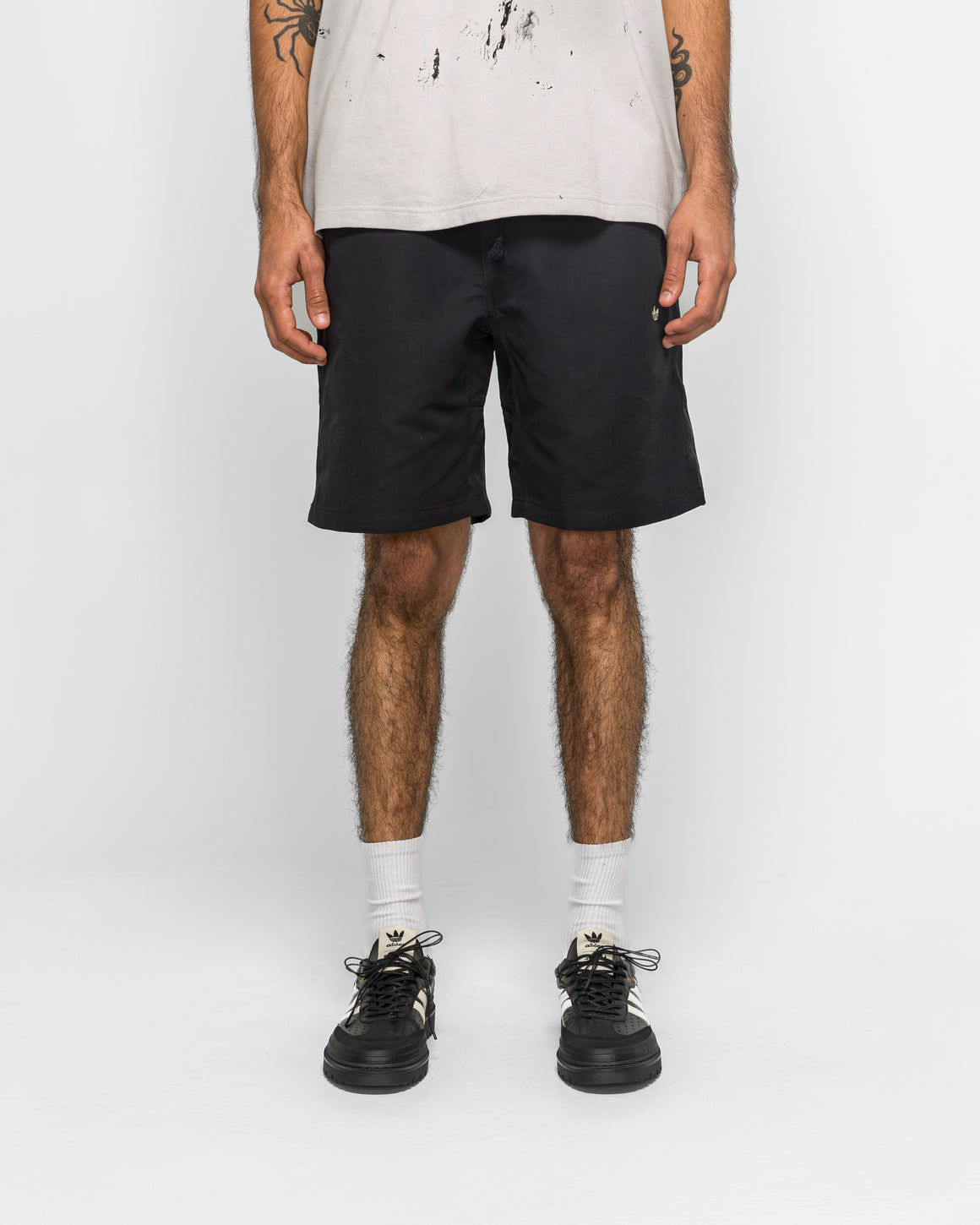 adidas - Adi007 Shorts x SFTM - Black - UP THERE