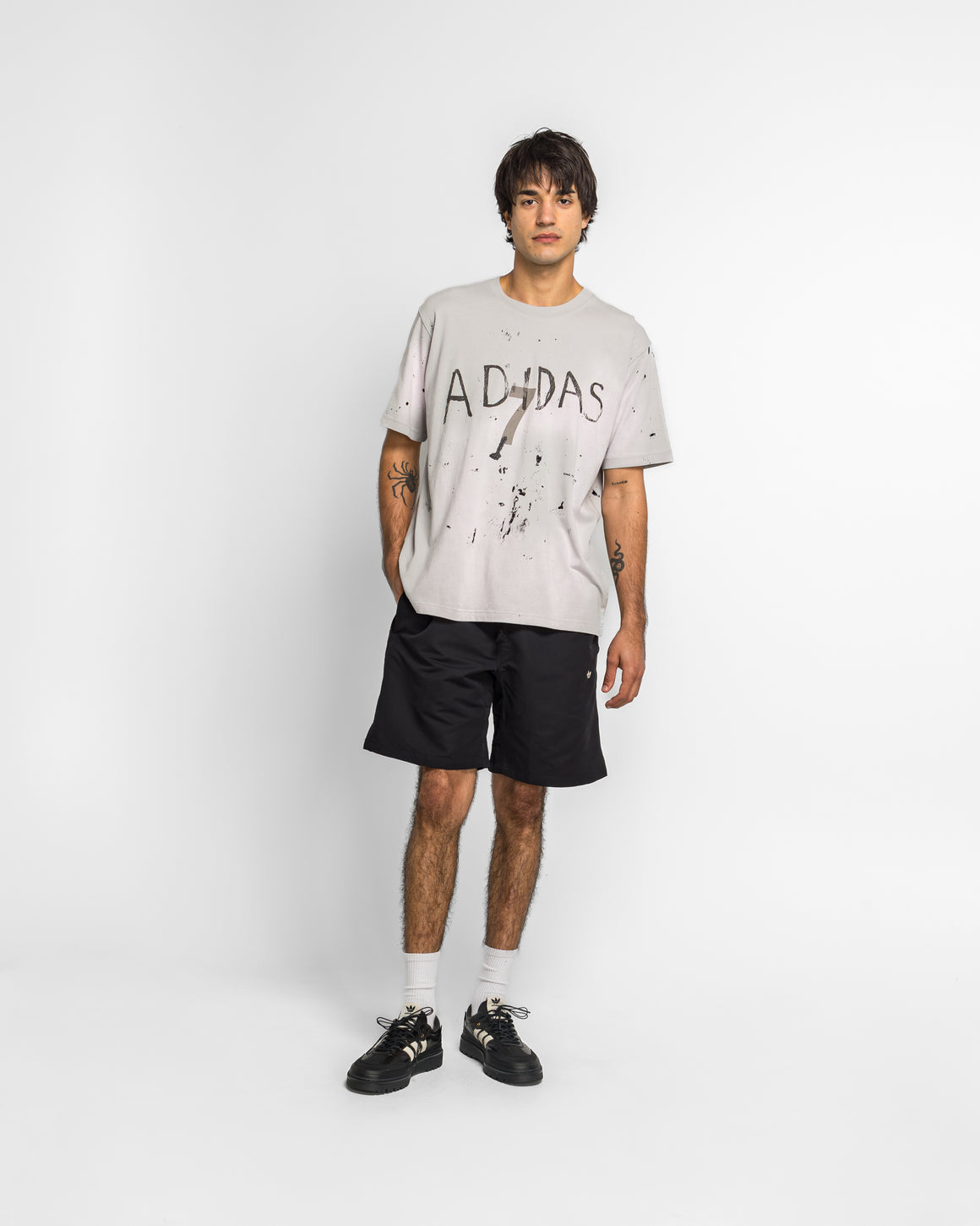 adidas - Adi007 Shorts x SFTM - Black - UP THERE