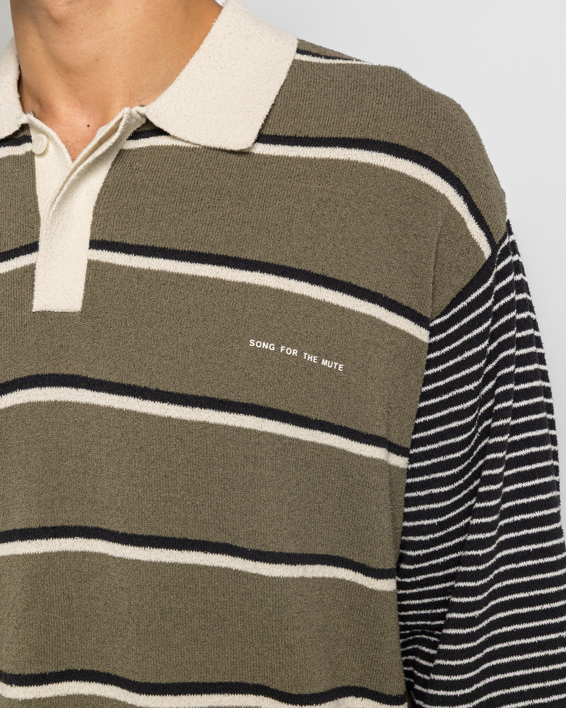 adidas - Adi007 Tee LS x SFTM - Olive Strata/Alumina - UP THERE