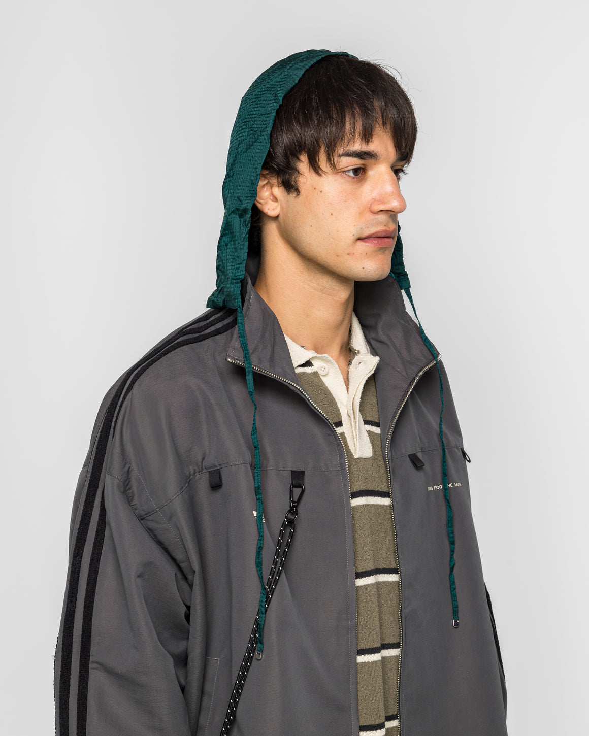 adidas - Adi007 Track Jacket x SFTM - Grey Six - UP THERE
