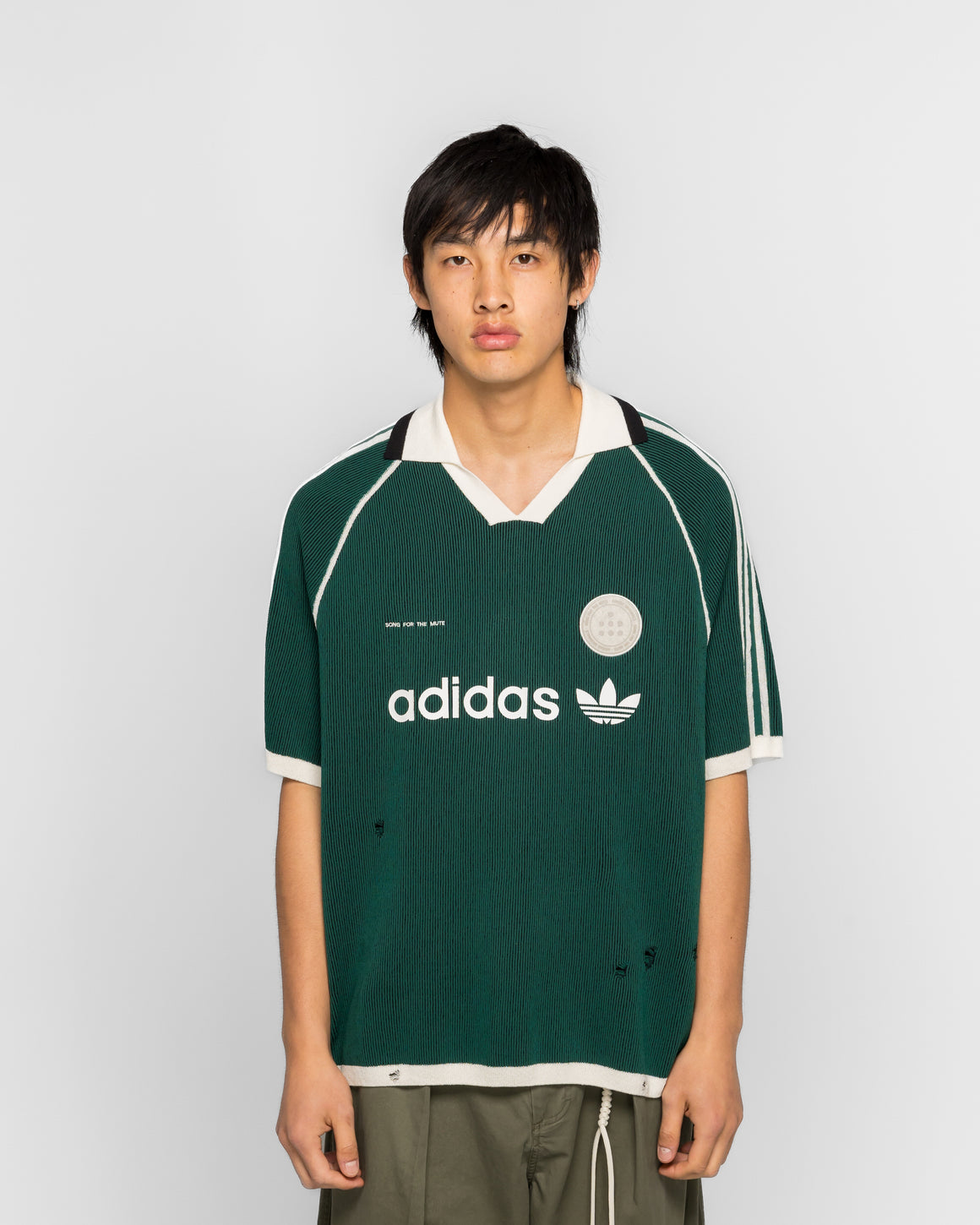 adidas - Adi008 Sweater Polo x SFTM - Core Green/Black - UP THERE