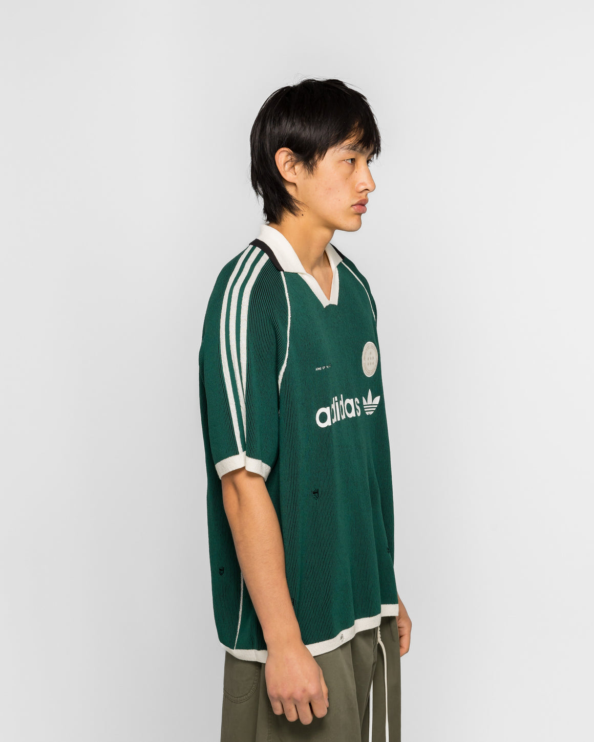 adidas - Adi008 Sweater Polo x SFTM - Core Green/Black - UP THERE