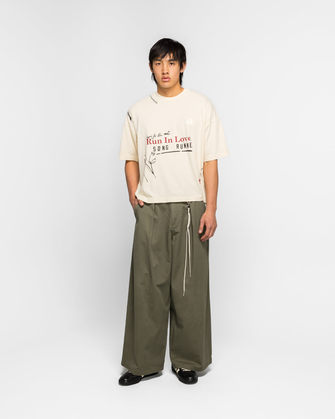 adidas - Tee x SFTM - Cream White - UP THERE