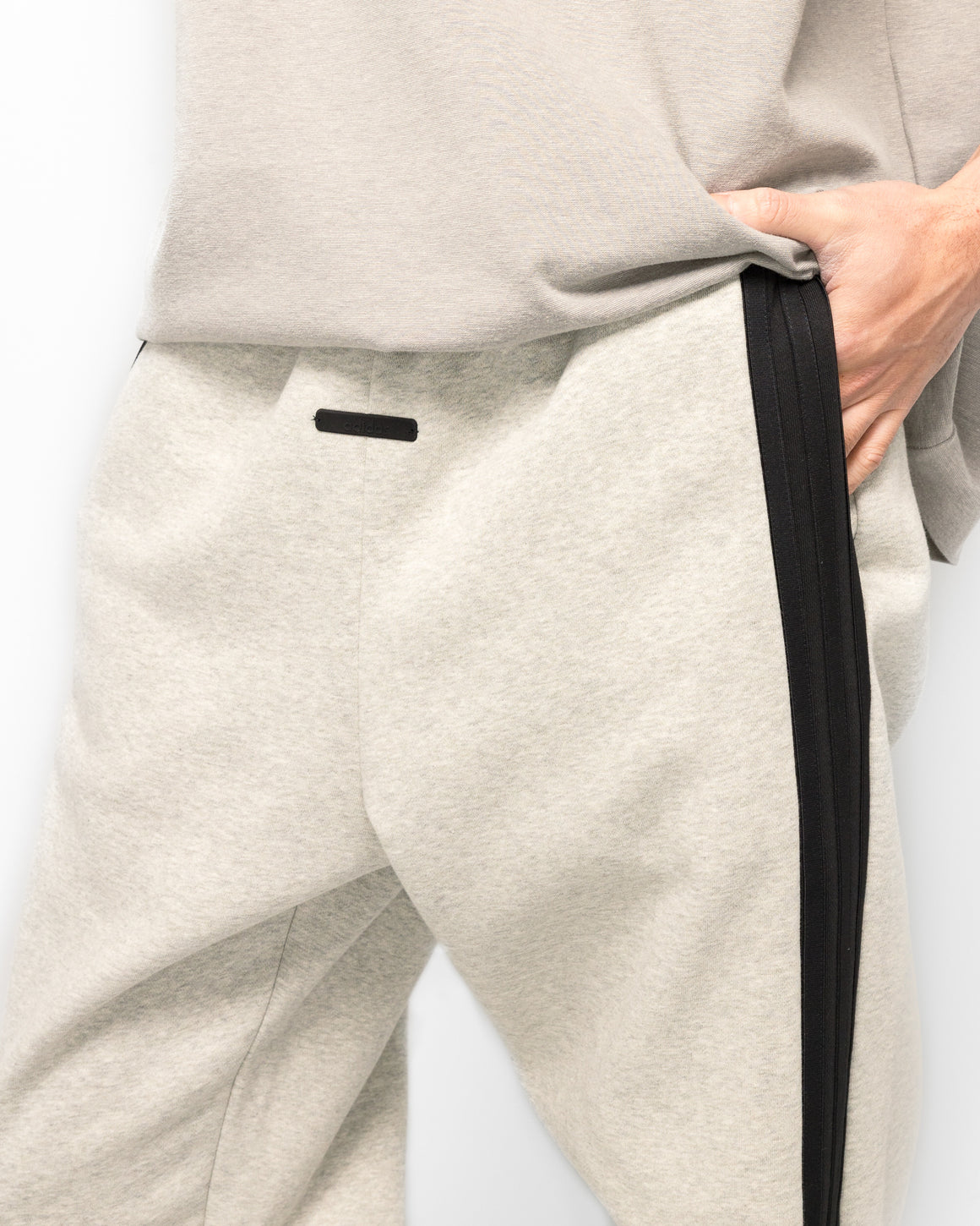 adidas - Athletics Heather Fleece Pant - Medium Grey Heather - UP THERE