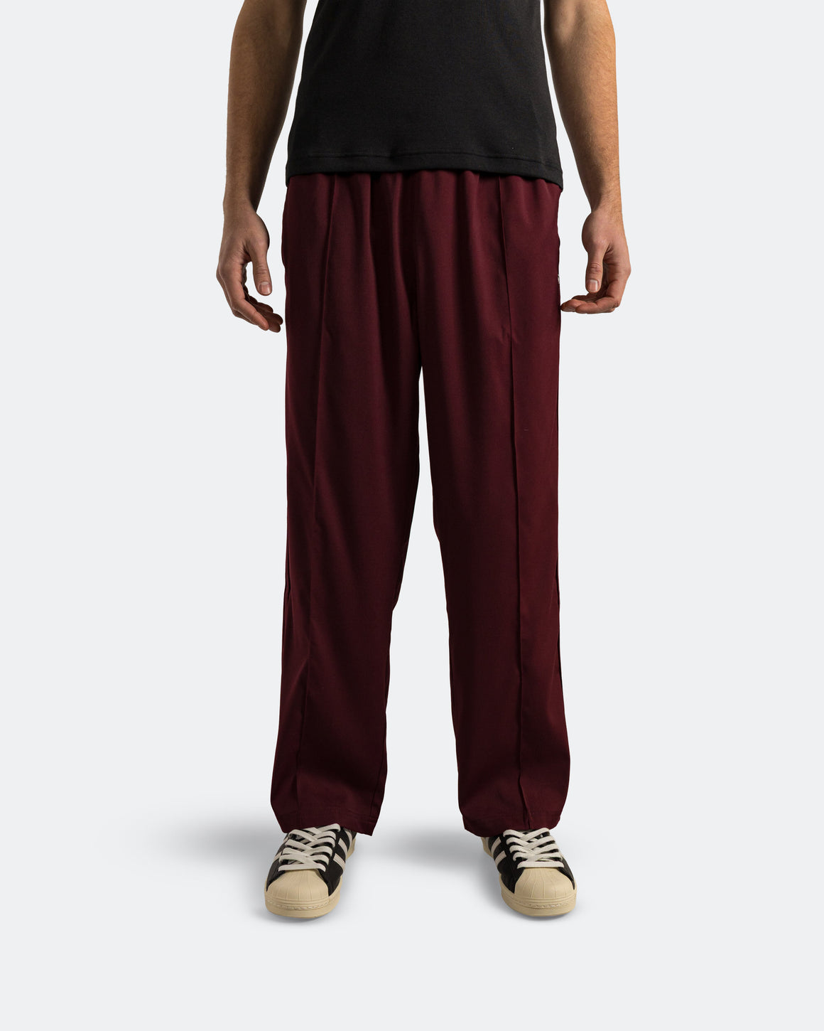 adidas - Baggy Track Pant - Better Scarlet - UP THERE