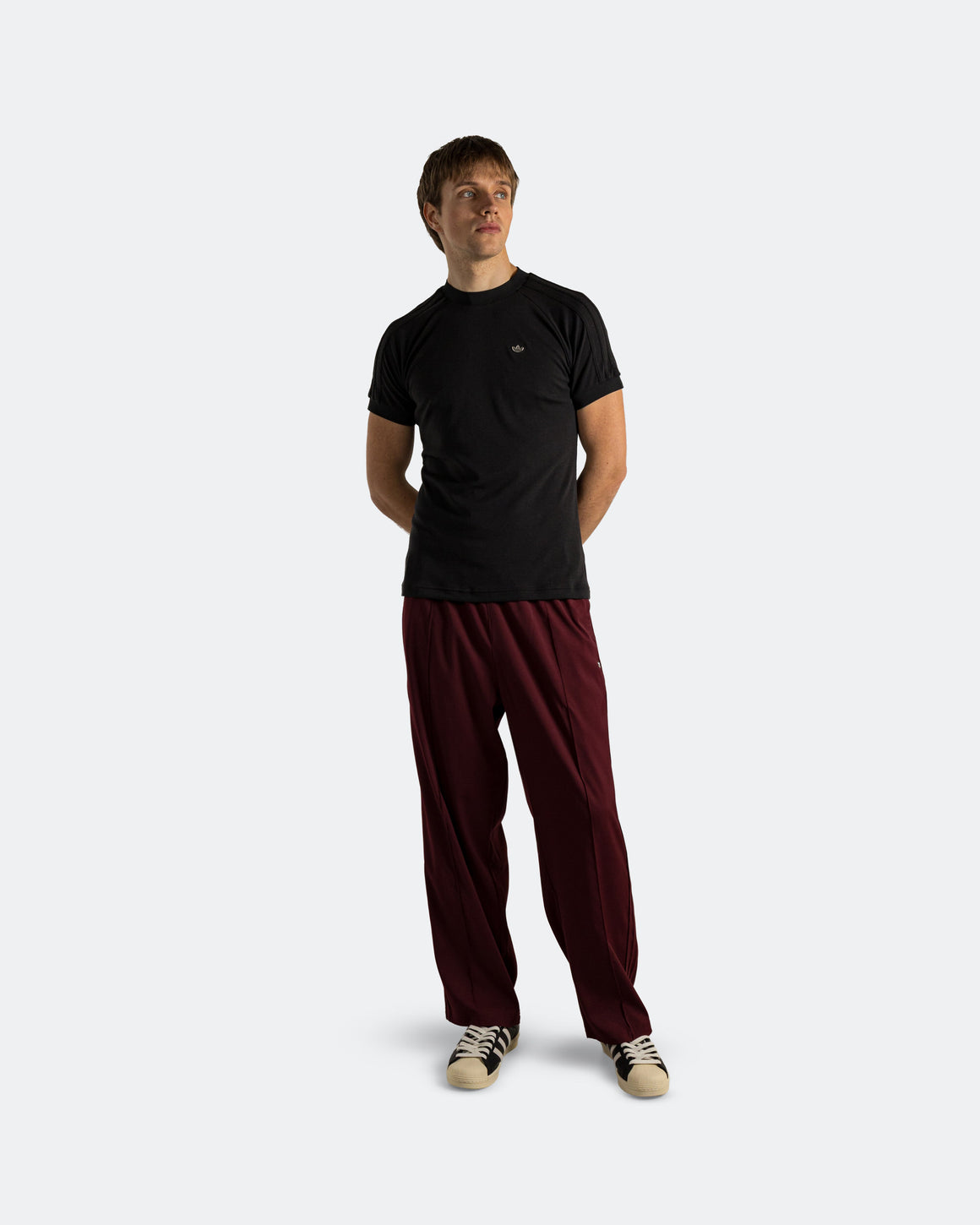 adidas - Baggy Track Pant - Better Scarlet - UP THERE