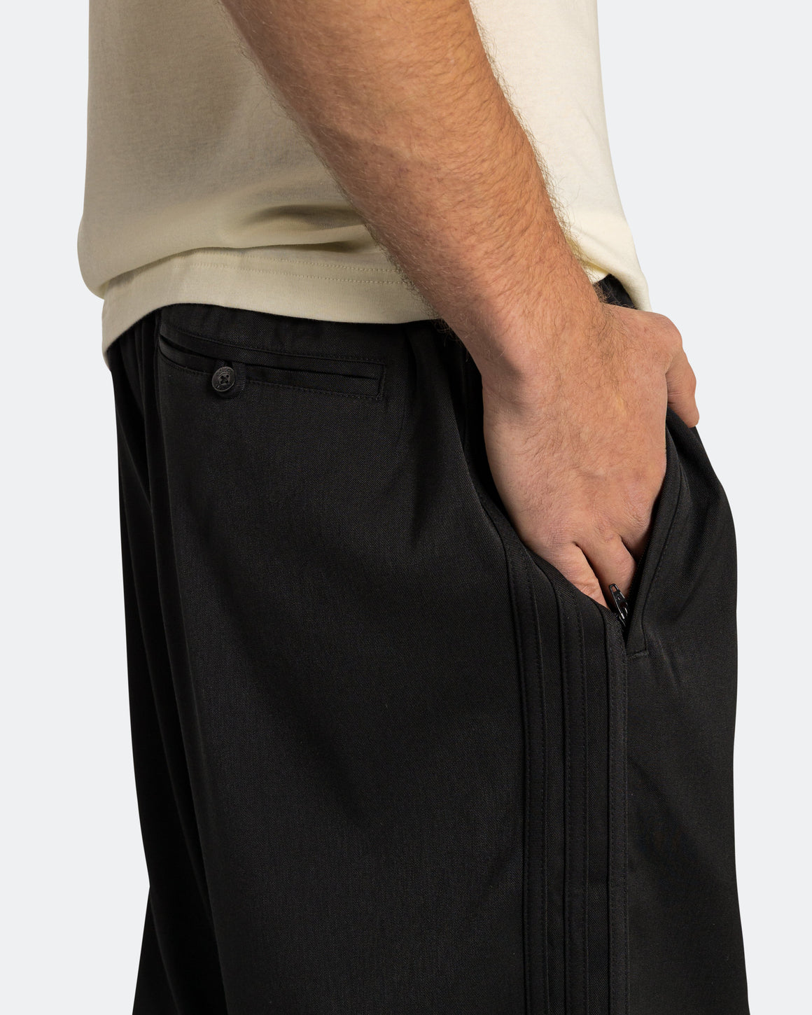 adidas - Baggy Track Pant - Black/Black - UP THERE