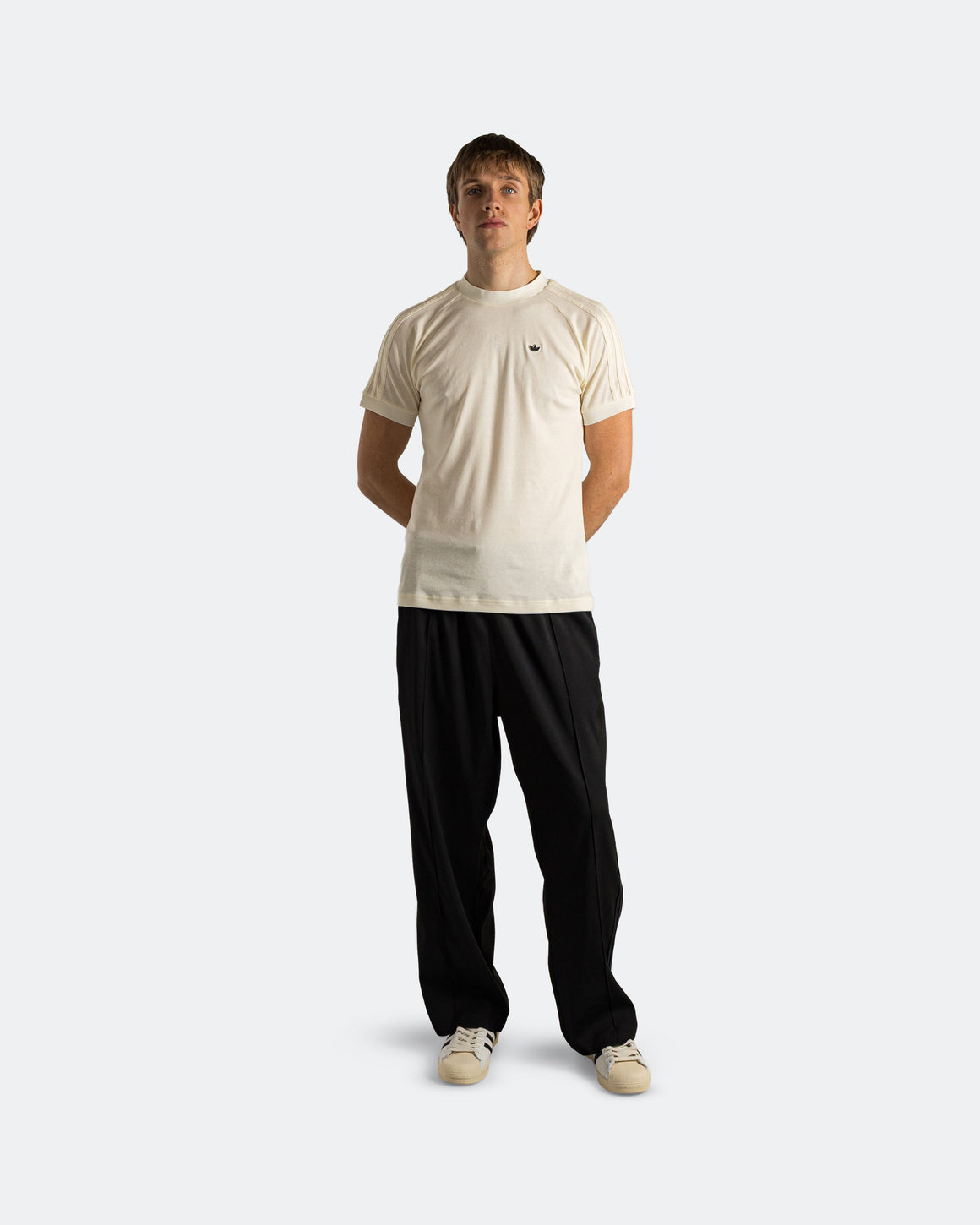 adidas - Baggy Track Pant - Black/Black - UP THERE