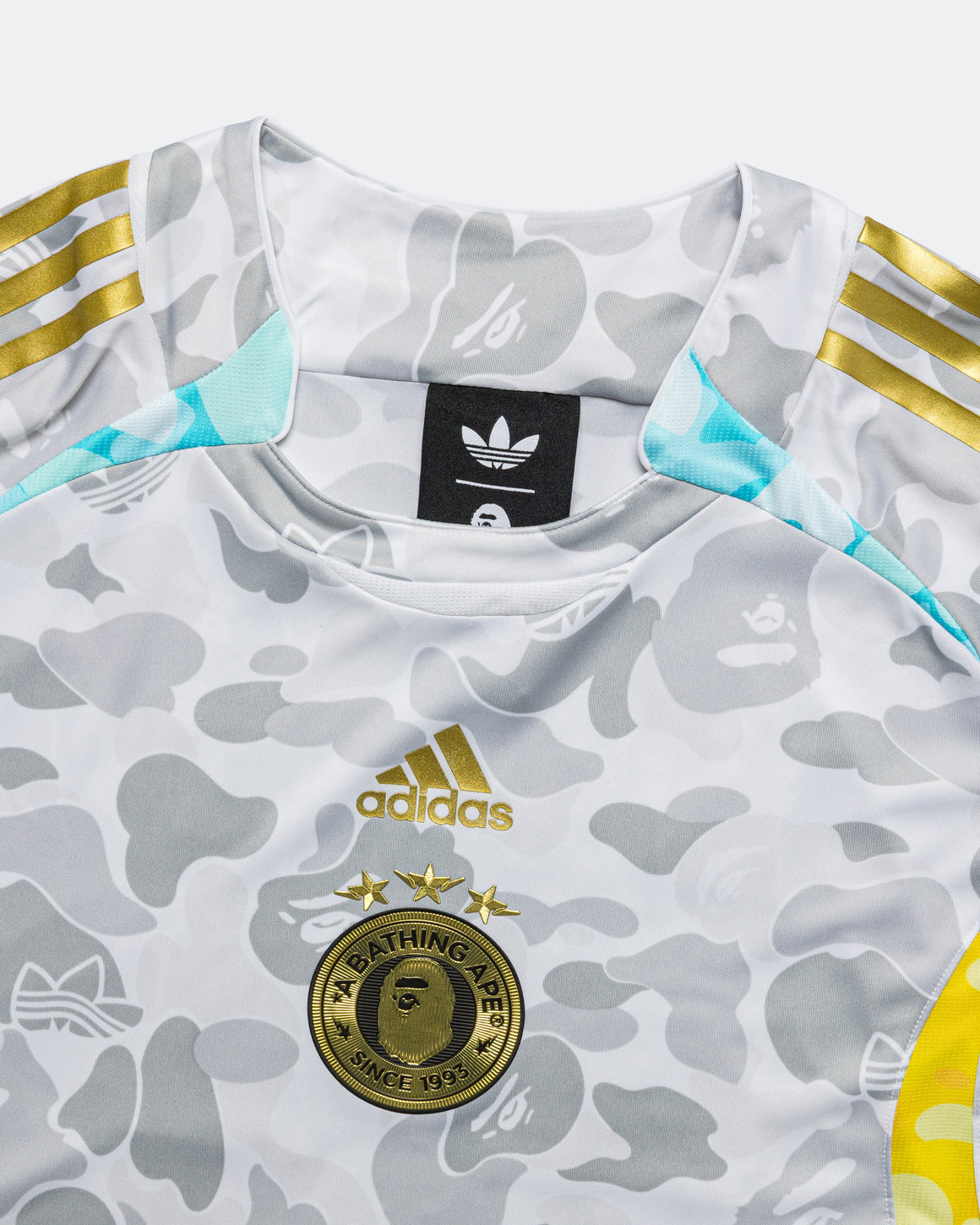 adidas - Teamgeist Tee BAPE A - White - UP THERE
