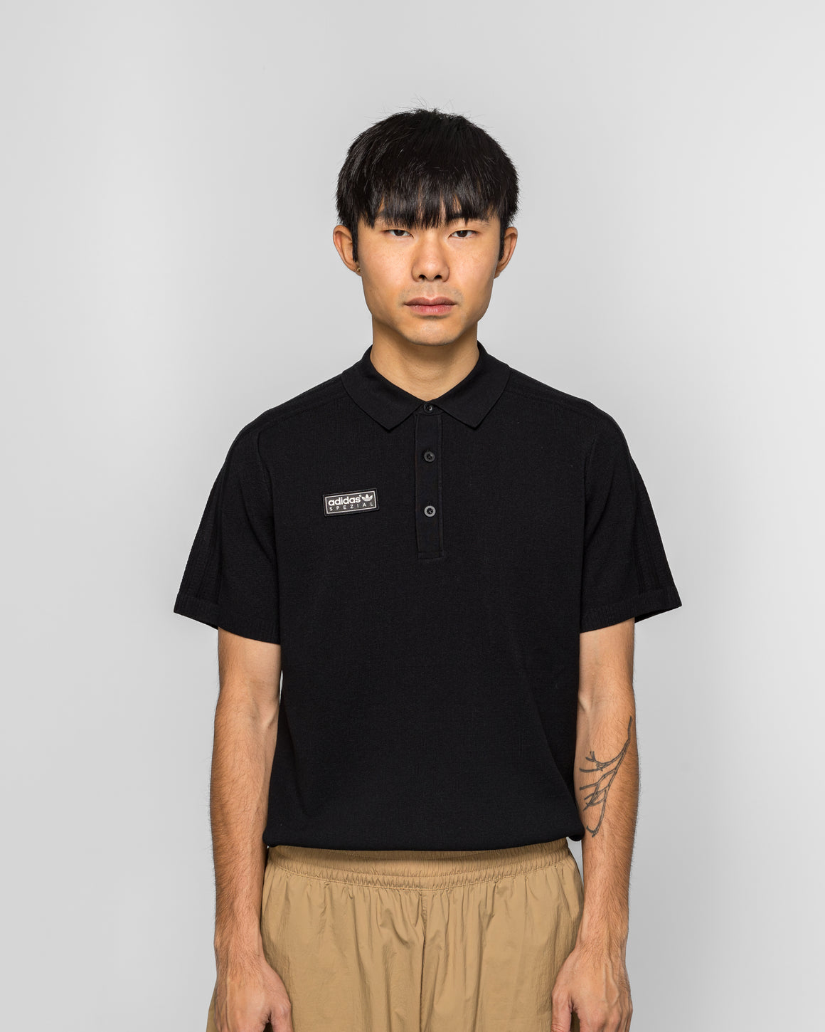 adidas - Bispham SPZL Polo - Black - UP THERE